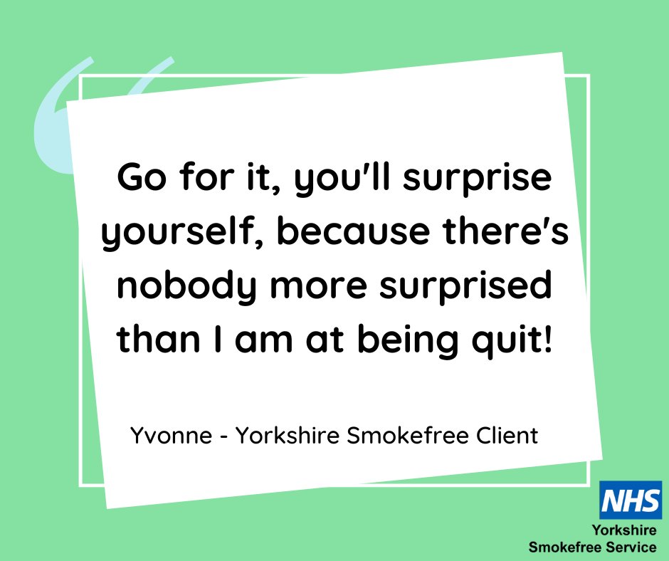 YSmokefree's tweet photo. Quitting smoking may be hard but it's easier with our NHS support.
Get in touch with our team of experts to find out how we can help you 👇
https://t.co/zCFuNFfBJf
#QuitSmoking #StopSmokingToday https://t.co/0G3VfRCcZ1