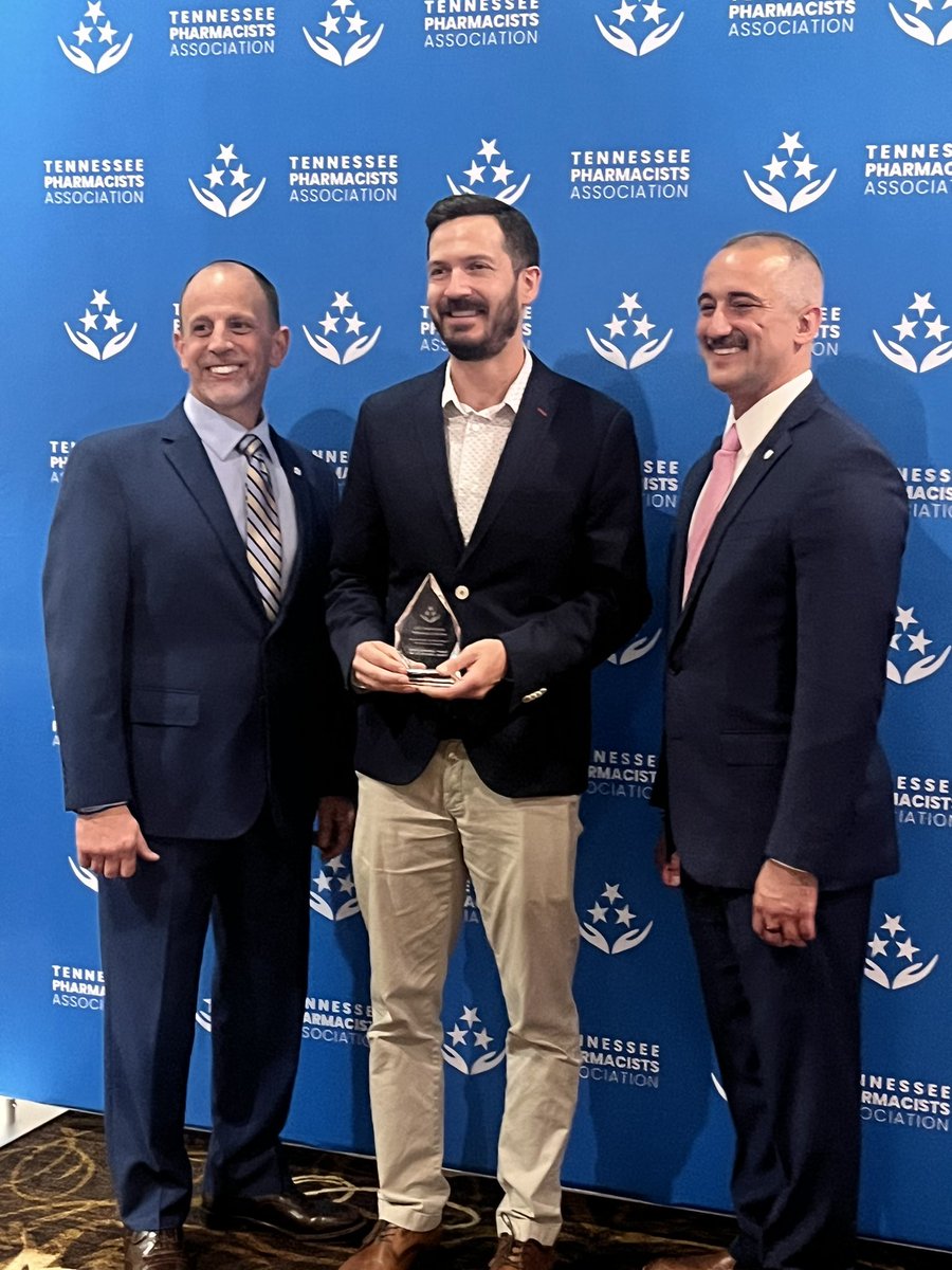 Shout out to <a href="/cylewhite/">Cyle White</a> for receiving the 2023 Innovative Practice Award from the Tennessee Pharmacist Association at their summer meeting in New Orleans. <a href="/ErlangerRx/">Pharmacy Residency Program at Erlanger</a> is proud of our hardworking and extremely dedicated ID colleague!