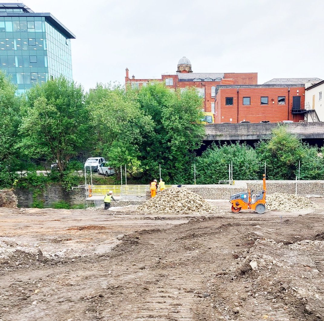 CW Studio (@cw_studio) on Twitter photo The gabions are going in on our Central Street scheme in Bolton!
We are creating a wider (and greener!) river corridor by opening up the steep bank of the modified River Croal and introducing a new river walk 🌾🌾
#RiverRevamp <a href="/PlaceFirstLtd/">Placefirst</a> <a href="/LevittBernstein/">Levitt Bernstein</a> <a href="/WalkerSime/">Walker Sime</a> The gabions are going in on our Central Street scheme in Bolton!
We are creating a wider (and greener!) river corridor by opening up the steep bank of the modified River Croal and introducing a new river walk 🌾🌾
#RiverRevamp <a href="/PlaceFirstLtd/">Placefirst</a> <a href="/LevittBernstein/">Levitt Bernstein</a> <a href="/WalkerSime/">Walker Sime</a>