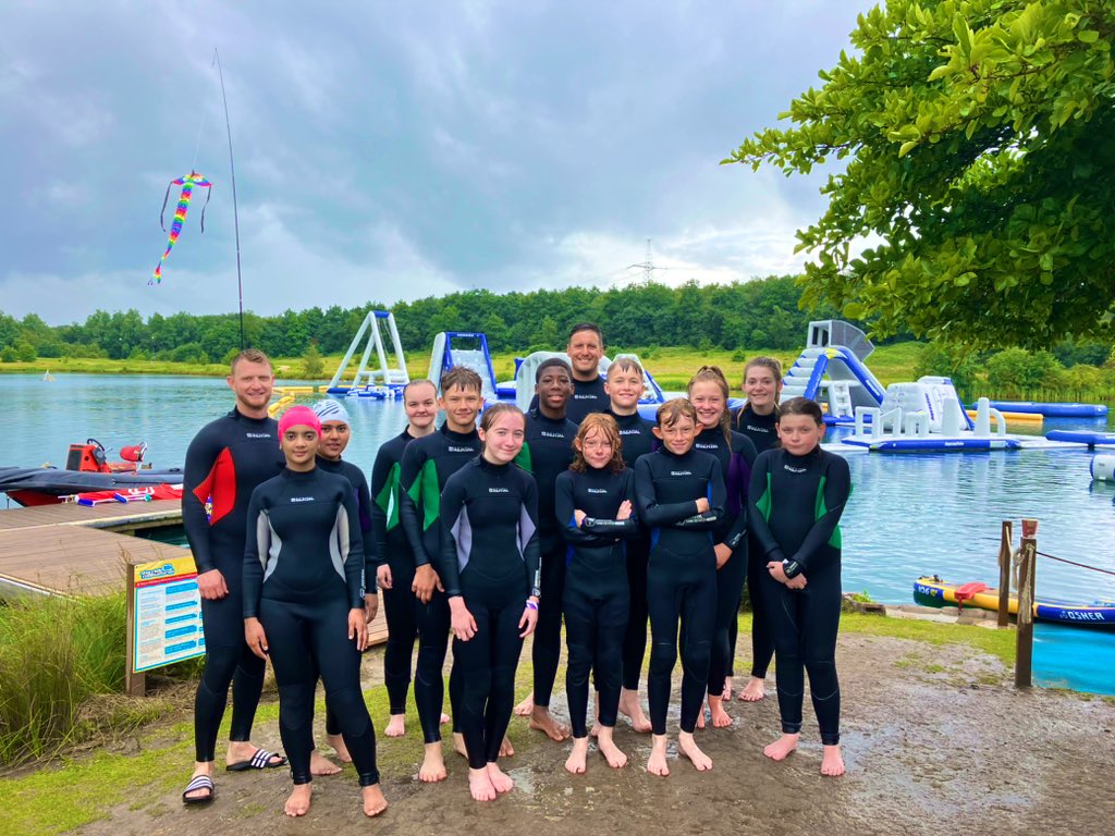 We have had a blast at the rothervalley aqua park with <a href="/KirtonJames/">James Kirton</a> thanks to the <a href="/DameKellysTrust/">DameKellyHolmesTrust</a> our students and staff love it! Rain or shine! <a href="/ParkwoodPE/">E-ACT Parkwood Academy PE</a> <a href="/ParkwoodAcademy/">E-ACT Parkwood Academy</a>