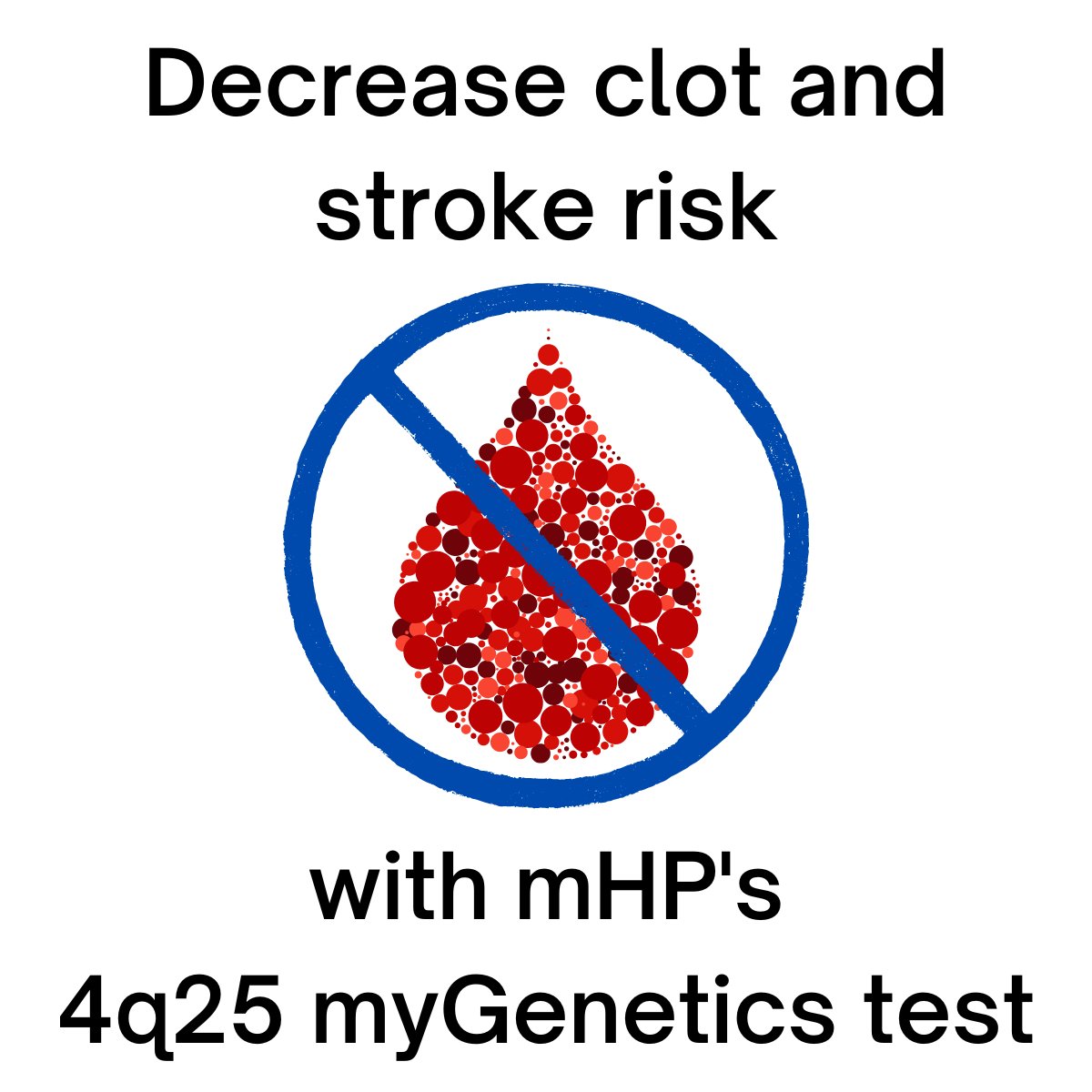 MyHealthPlan_io's tweet photo. The 4q25 #gene is a predictor for risk of atrial fibrillation. People with certain 4q25 genotypes have higher #risk of clotting and even #stroke. Take mHP's 4q25 myGenetics #test to learn if you're at risk and how to #prevent clots! https://t.co/2WwRiRDYIr https://t.co/Ul3GOn7i9A
