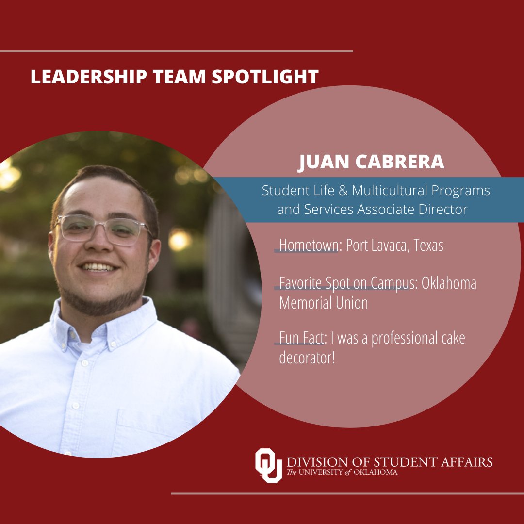 Let's #meettheteammonday!🎉

Say hello to our Associate Director of Student Life &amp; Multicultural Programs and Services, Juan Cabrera!🤩

Juan Cabrera has been with our team since 2018.
