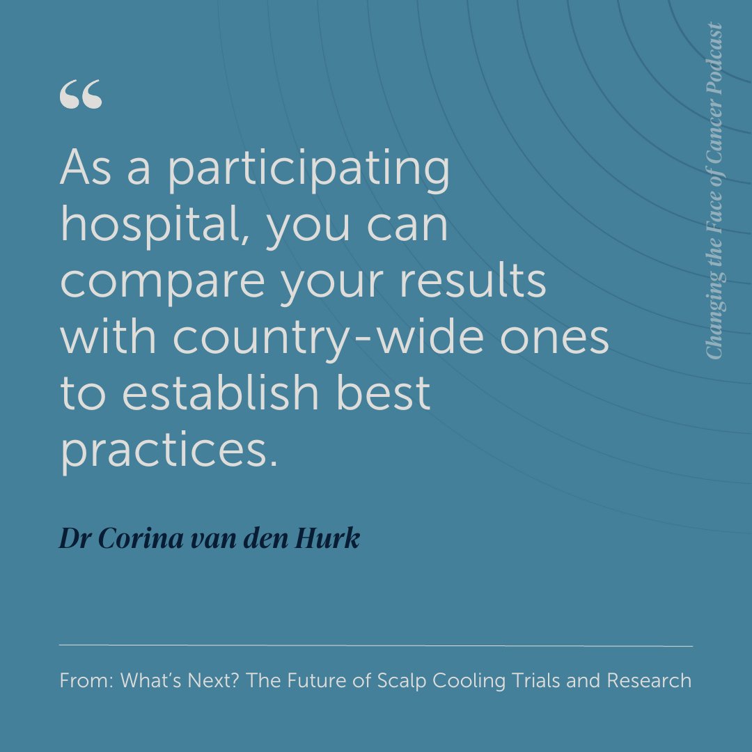 CTFOC_Podcast's tweet photo. To standardize #scalpcooling, Dr. Corina van den Hurk explains the expansion of the Dutch Scalp Cooling Registry.

Sites can self-enroll, compare results with neighboring sites, and reassess their own approaches to #scalpcooling if their efficacy varies.

https://t.co/89Hv6cNlTG https://t.co/FWaxufaCt3