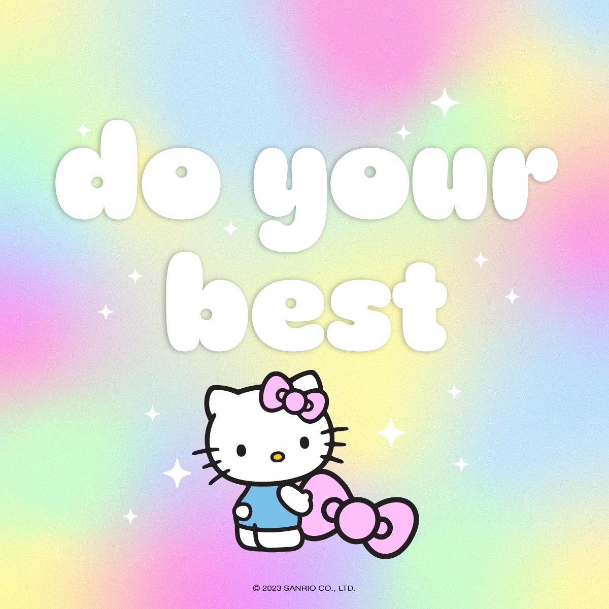 Hello Kitty on X: Better days ahead 💖 Tag a bestie