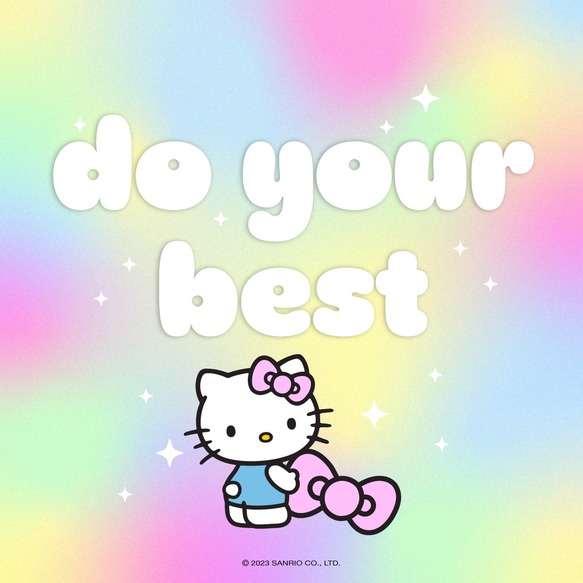 hellokitty's tweet photo. Do your best! Tag a bestie 🎀 #mondaymotivation https://t.co/tApSjBlmlR