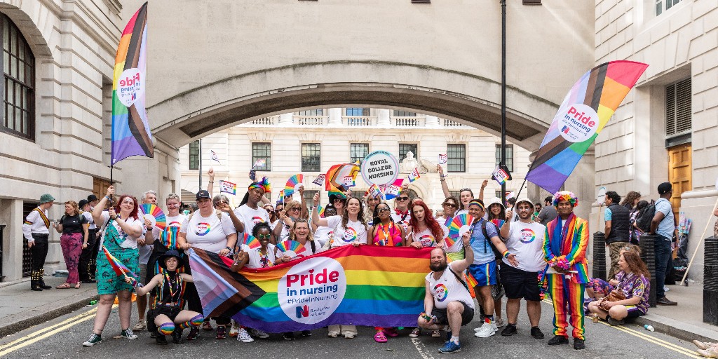 Did you spot us at #PrideInLondon parade on Saturday?  

Together with our members, we celebrated diversity, equality, and inclusion in nursing.  

Here are some of our highlights of the day.

#PrideInNursing