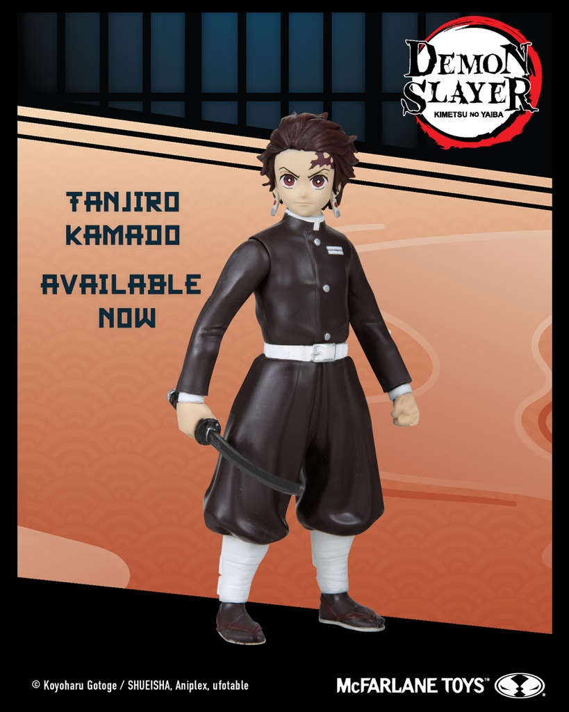 Demon Slayer 12 Action Figure Wave 1 Tanjiro Kamado McFarlane