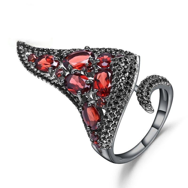 🔥Neo Gothic Red Garnet Ring❤️#gothicring #gothicjewelry #gothicstyle #gothring #gothicaccessories #gothiclook #gothicchic #darkjewelry #victorianring #victorianjewelry #steampunkring #steampunkjewelry #witchyring #witchyjewelry #darkstyle #alternativejewelry #witchyandwild