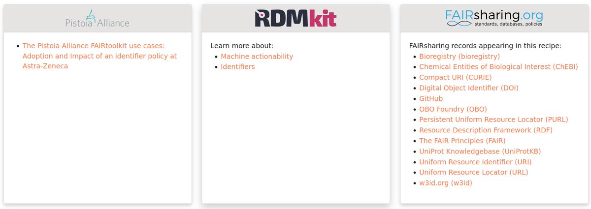 FAIRsharing_org's tweet image. Our Ramon Granell has improved the links between @FAIRsharing_org records and #FAIRcookbook recipes.
Learn how 582 links have been integrated into 63 recipes using a combination of computational tasks and manual curation. blog.fairsharing.org/?p=542 @ELIXIREurope @ElixirNodeUk