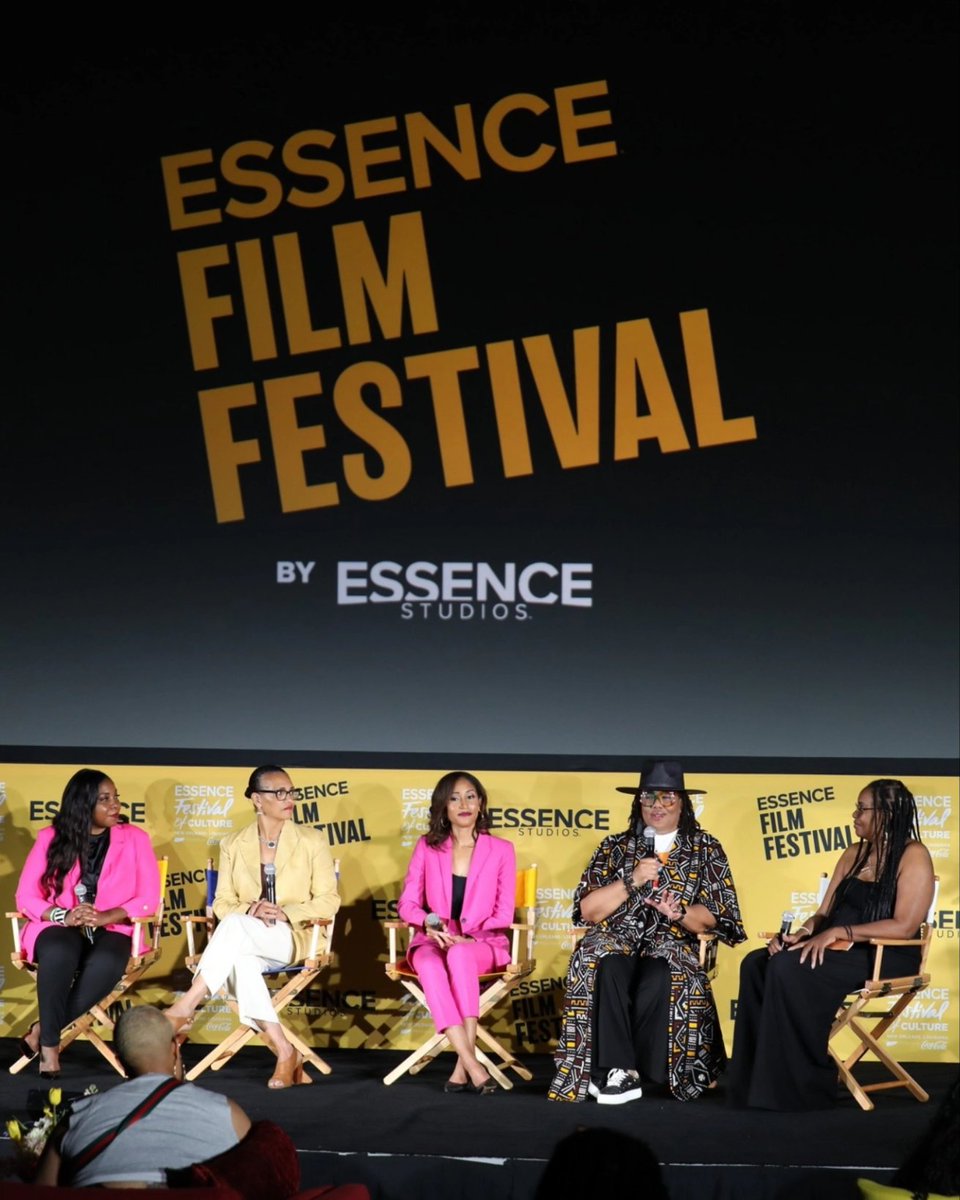 AgnesReelLife's tweet photo. Thanks #EssenceFest    and #EssenceFilmFestival for featuring the work of the National Black Movie Association. It was an honor to join women paving the way for the #NextGenerationofBlackStorytellers

#NOLA #NationalBlackMovieAssociation #BlackFilmmakers #BlackCulture https://t.co/mPF7tsgxBG