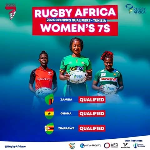 diehardrugby's tweet photo. Oh hail the #Champions @ZambiaSevens @zambiarugbyuni1 who qualify to the Olympic Qualifiers set for Tunisia. @ScrumQueens @RugbyAfrique @WorldRugby7s @WorldRugby @worldrugbymedia @Rugbyworldmag @diehardrugby @TomChaloba1 
@TagRugbyTrust @NOC_Zambia https://t.co/UYR0LZgc36