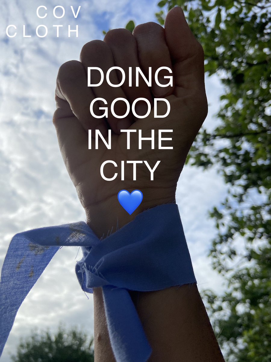 Doing good in the city 💙

200+YP customised their own COV CLOTH wristbands🪢
🎨Turning their bands into symbols of support for Cov’s sustainable future

Awesome to see their pride😍

Let's reimagine textile waste &amp; Together we can do good. One piece of #COVCLOTH at a time🌎