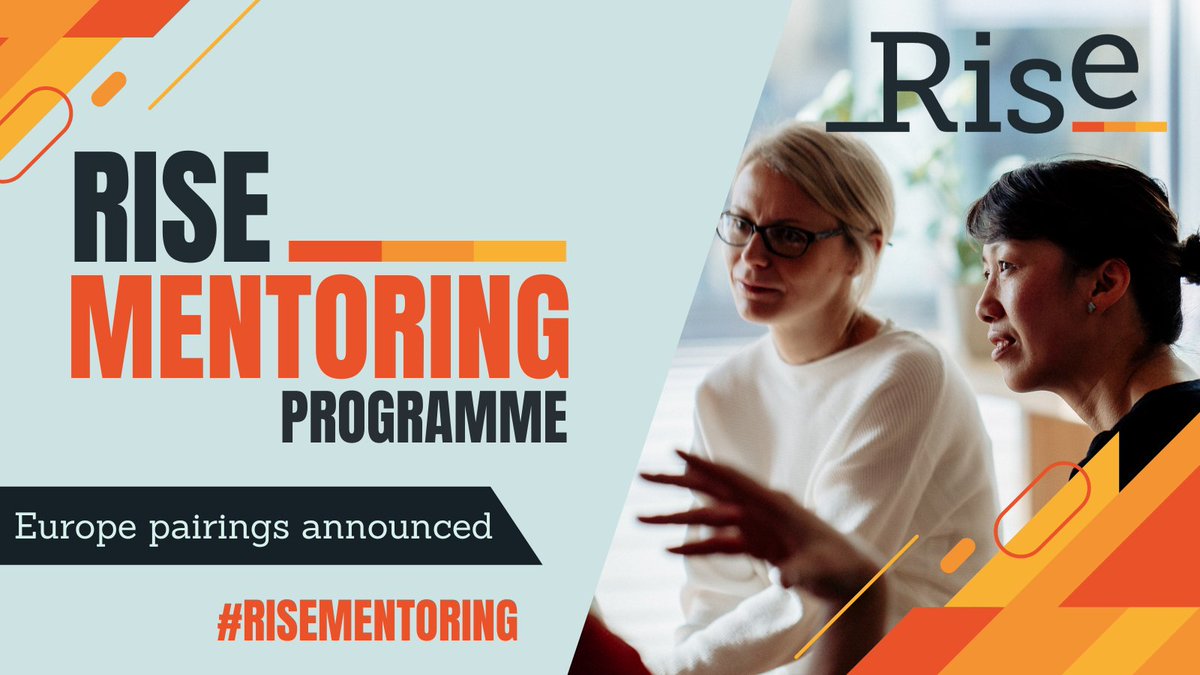 Rise_WIB's tweet photo. Exciting news 📣 - today we have announced our #RiseMentoring Europe pairings for 2023! 🙌
See the 2023 pairings at 👉 https://t.co/lpcpRoU9di
#rise #womeninbroadcast #diversity #opportunity https://t.co/LRB84dYAst