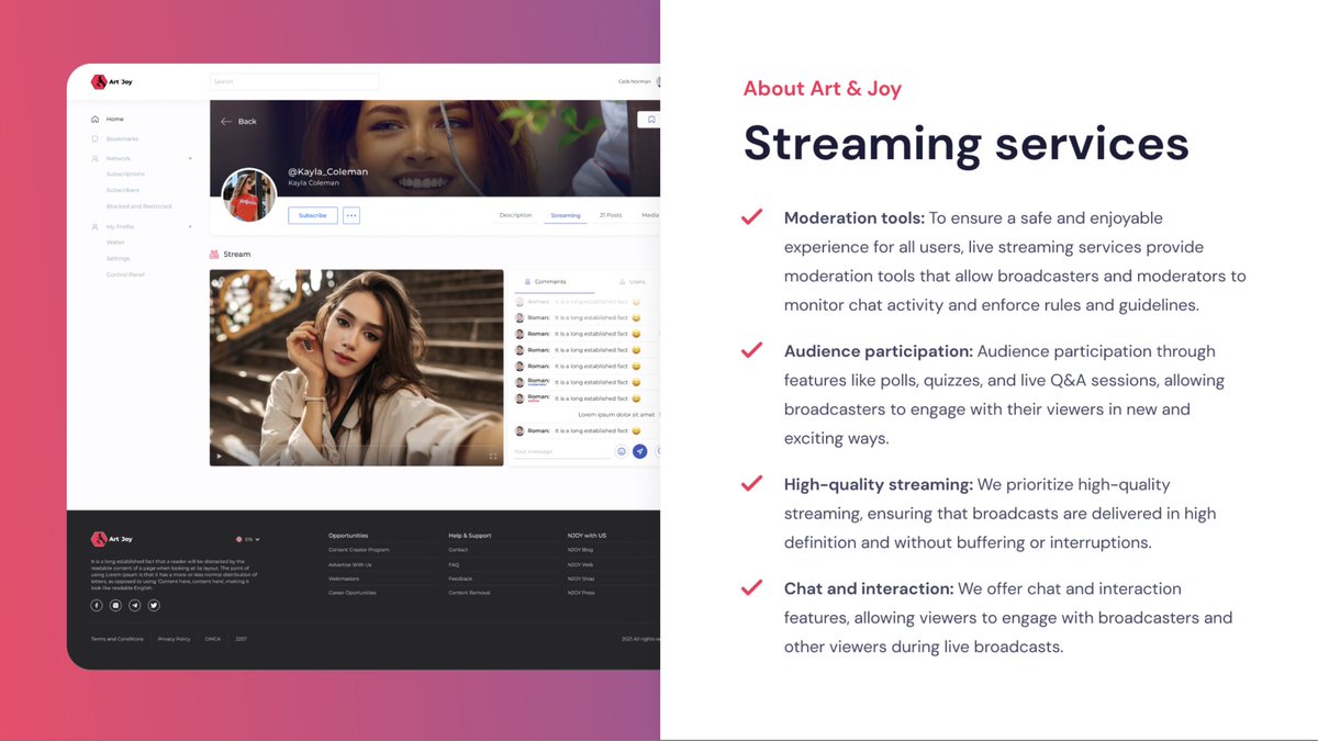 artjoy_official's tweet photo. We are actively seeking talented creators for exciting collaboration opportunities on our platform. Let's combine our creative powers, inspire one another, and make something extraordinary together. Reach out to us! ✨
#InfluencerMarketing 
#MondayMotivation 
#Mondayvibes https://t.co/J0PvFWzi61