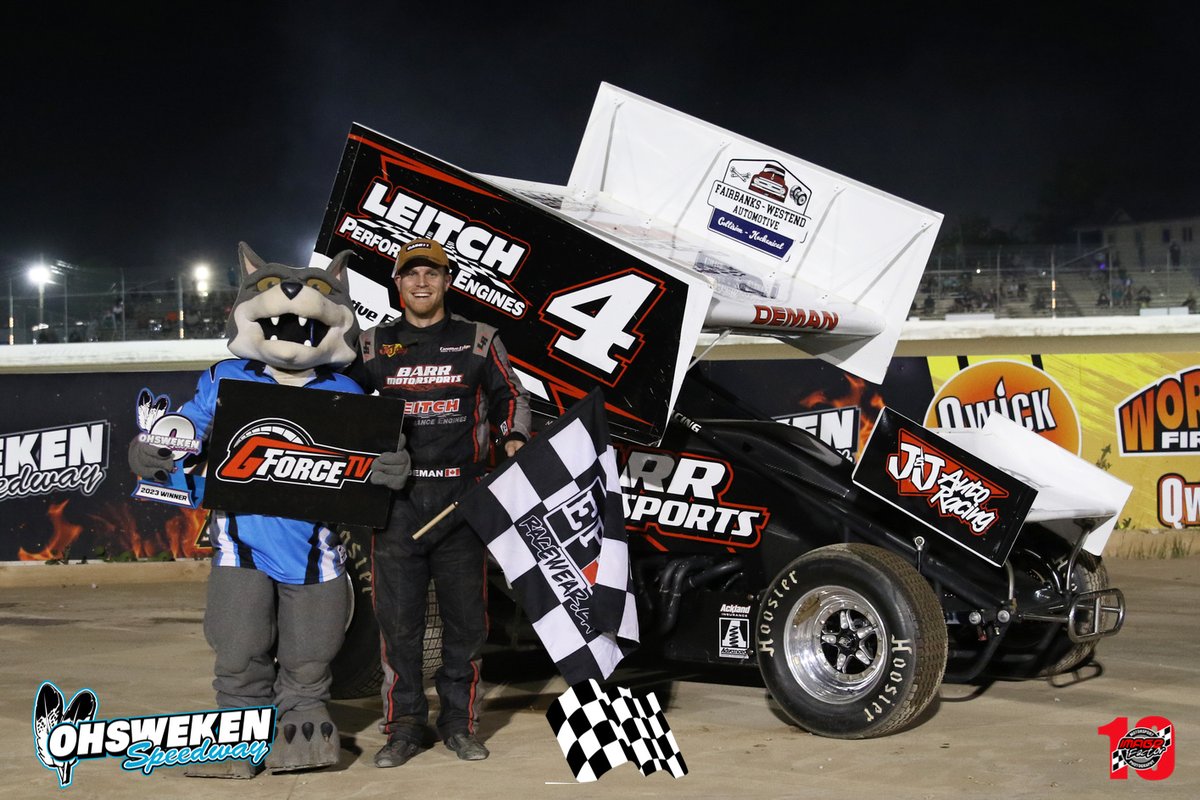 OhswekenSpdway's tweet photo. 141 cars packed the pits on @ONeilsFarmEquip @Case_IH Agriculture Night at Ohsweken on Friday, and six drivers went to @QwickWick Victory Lane!

Catch up on all the action with our recap and statistical report --> https://t.co/h5x251NFZB https://t.co/kYORcQuypr