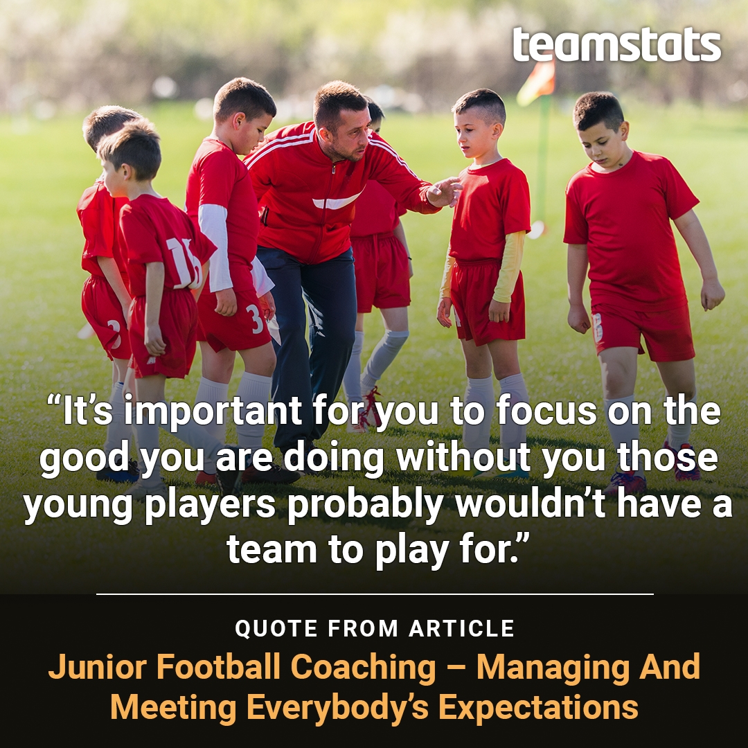 GRFootball's tweet photo. ''It's important for you to focus on the good you are doing without you those young players probably wouldn't have a team to play for.''

#grassrootsfootball

You can read the full article at https://t.co/sZUZ3WsHkm https://t.co/VAtvQCOjjM
