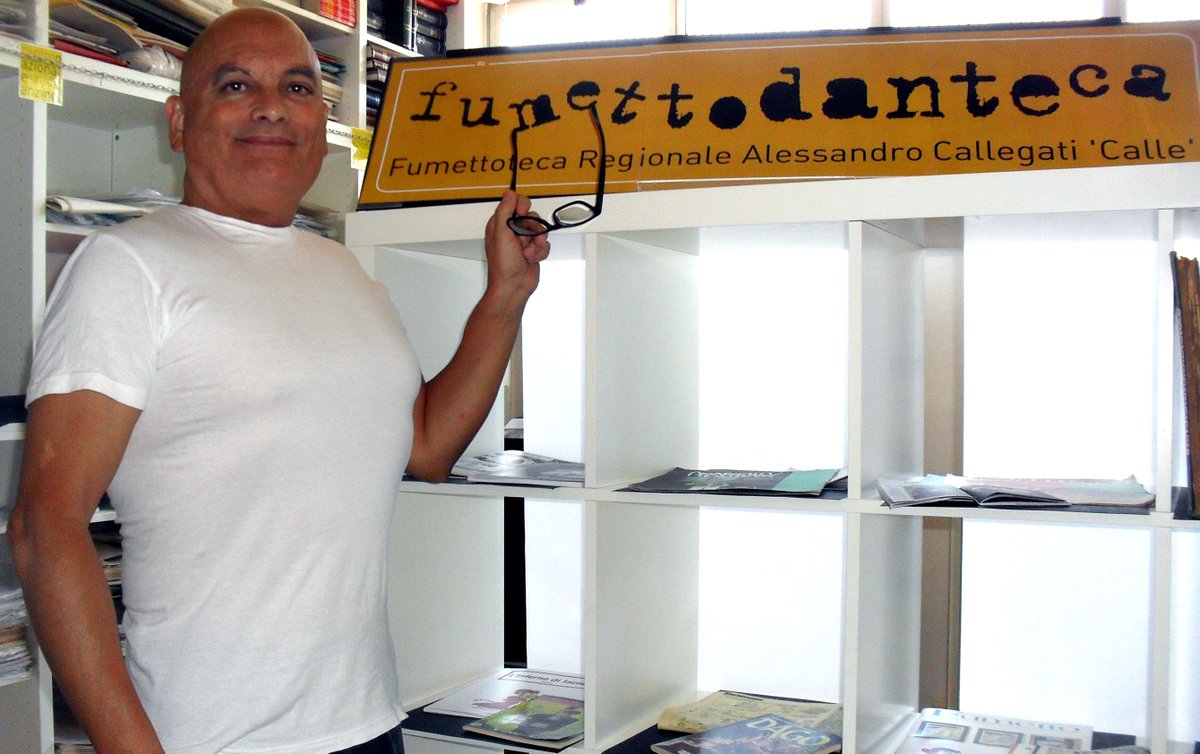 #Fanzinoteca d'Italia 0.2 - Fumettoteca 'Calle' - FumettoDANTEca 
Il nostro profilo Twitter oggi cessa di esistere 
Il Social usato sarà reso noto appena approntato 
La nostra sede funziona sempre 
#Umiliacchi #Fanzines #Comics #Dante #Forlì #Italy  fanzinoteca@fanzineitaliane.it