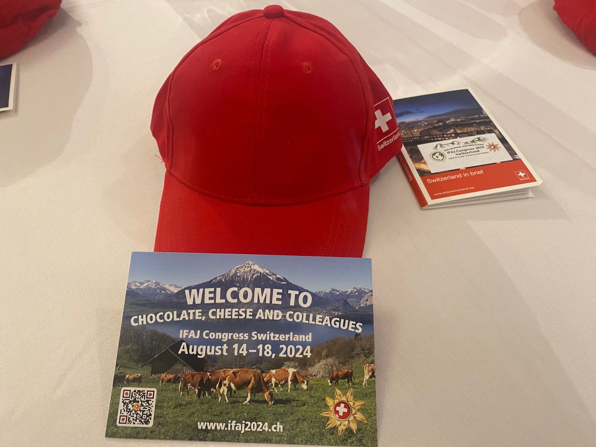 Today the @IFAJ2023 comes to an end... Thank you for your hospitality, #Canada ! Meanwhile, the Swiss delegation already advertised the next big get-together at #IFAJ24😊 Save trip back home and see you all next year in #Switzerland!
