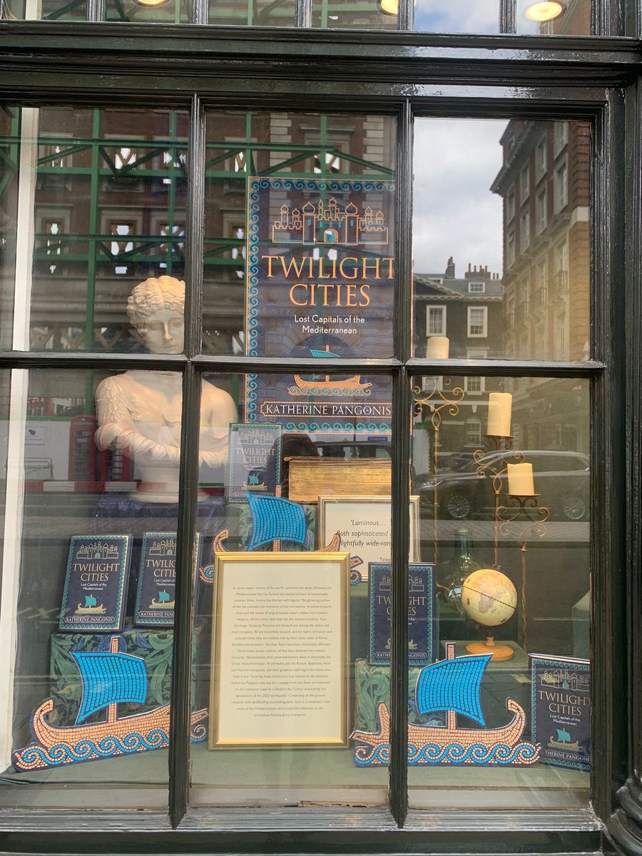 Thrilled to see @Katie_Pangonis' new book #TwilightCities is the @Hatchards Non-Fiction Book Of the Month!!! 😍 'a rich portrait of these cities both today and several thousand years ago.' Out this Thursday! @wnbooks hatchards.co.uk/hatchards-book…