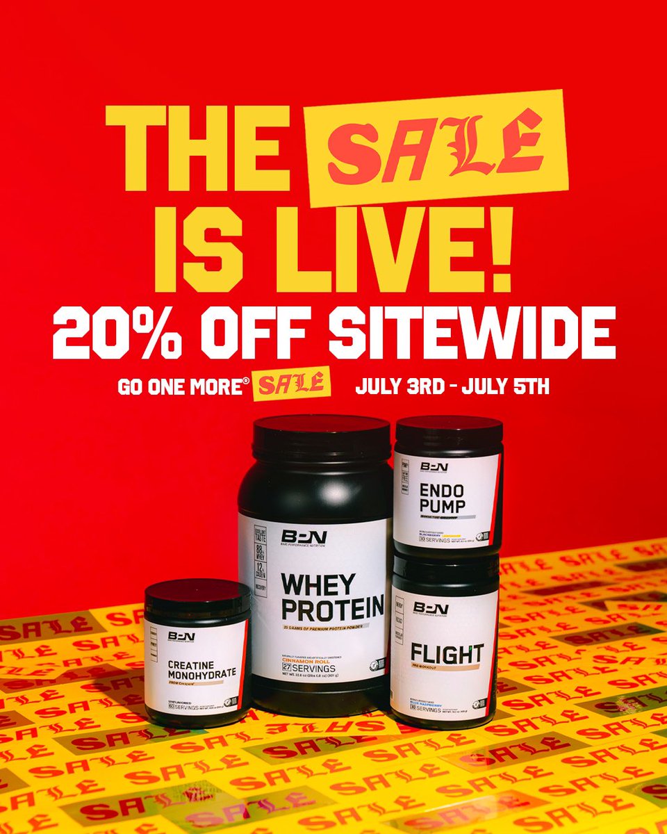 The Go One More SALE is live‼️