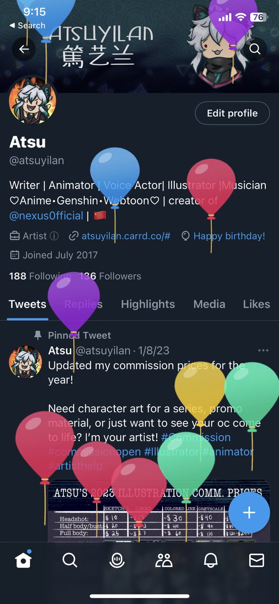 Oh the balloons are here