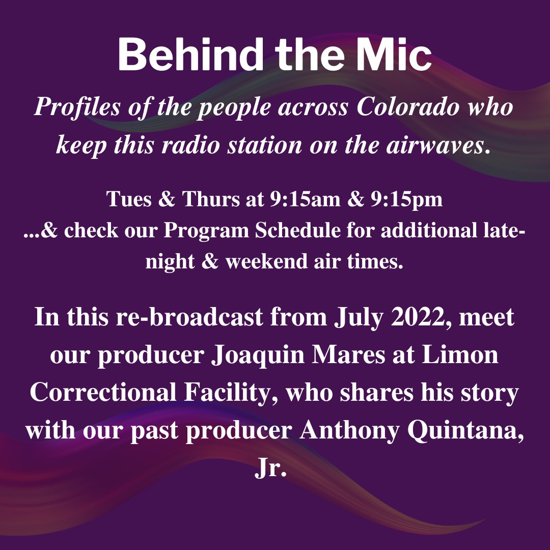 RadioForJustice's tweet photo. Don't miss this week's episode of Ear Hustle, premiering today at 12:15pm MT. This week, it's Episode 10, "Getting A Date," in which we hear the stories of four men navigating the parole process, and contemplating getting out. https://t.co/9lxd0iwVeN