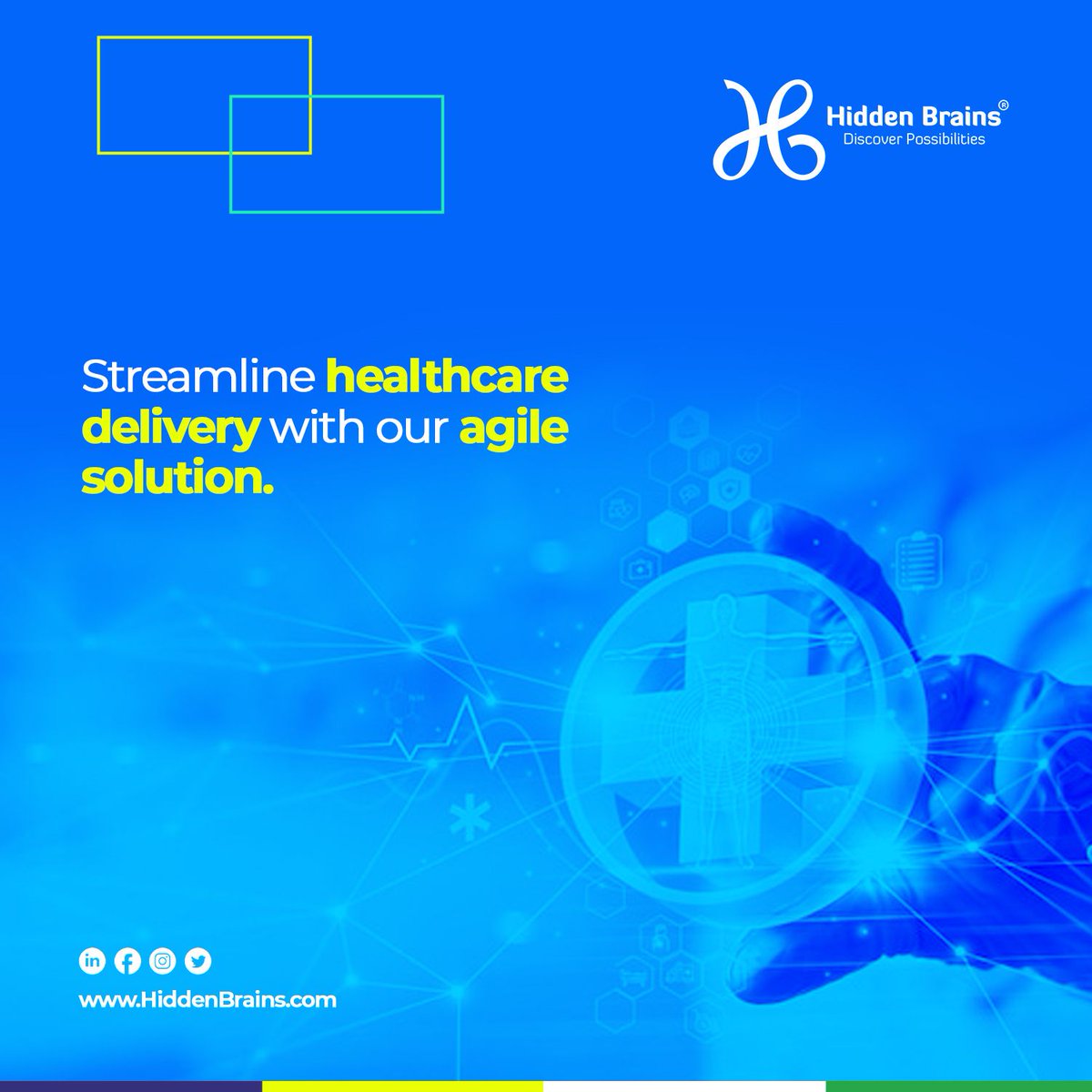 HiddenBrains's tweet image. Our state-of-the-art technology streamlines healthcare delivery, empowering medical professionals to provide faster and more effective care.

Check out the solution here: HiddenBrains.com
#HiddenBrains #HealthcareIndustry #InnovativeSolution