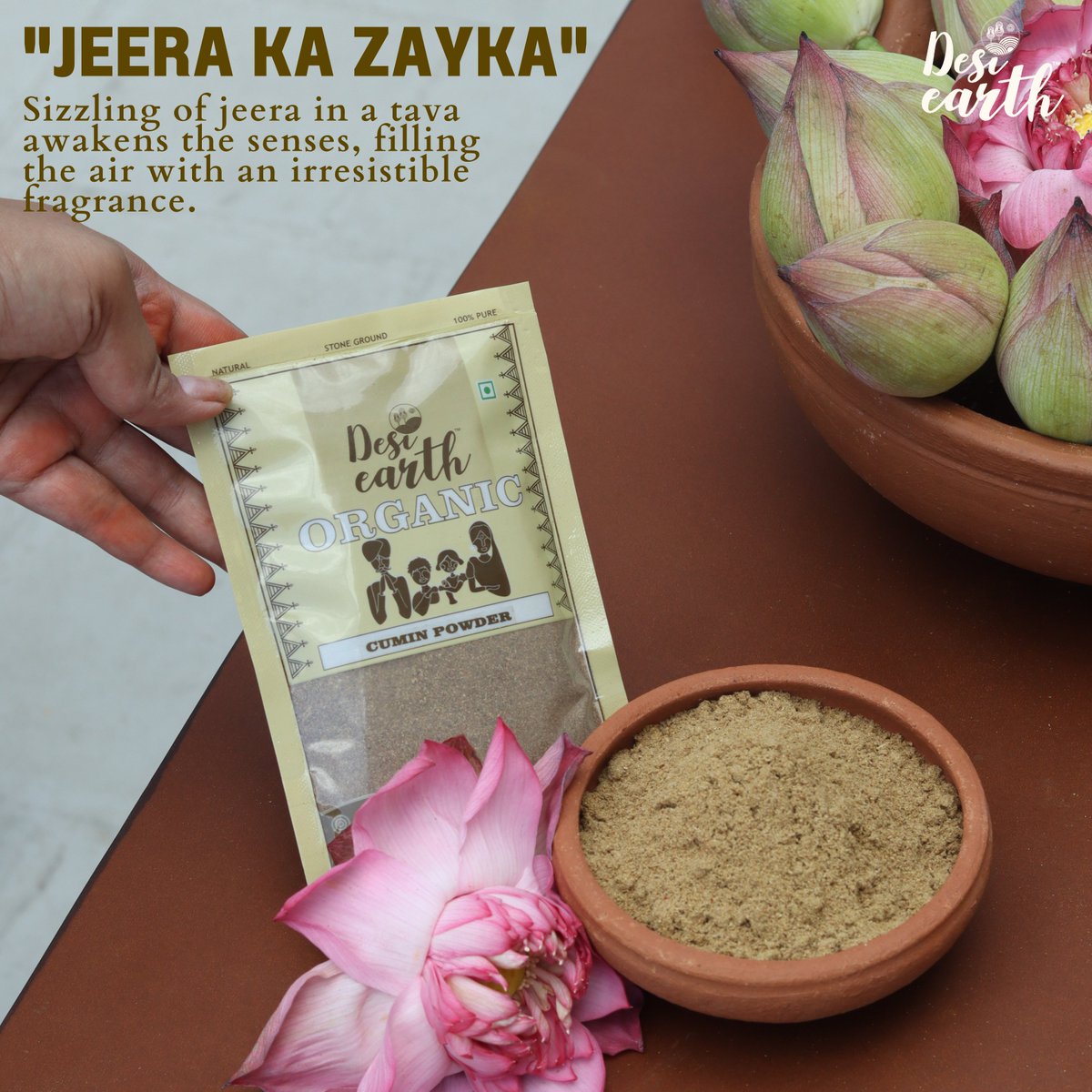 _DesiEarth's tweet photo. Chakki-crushed spices refer to spices that are ground using the traditional chakki (stone grinding) method.

#stoneground #chakki #chakkicrushed #organic #organicspices #spices #coarse #powderedspices #desiearth #switchtoorganic #healthyliving #healthylife #sustainable https://t.co/F18k3vyqtQ
