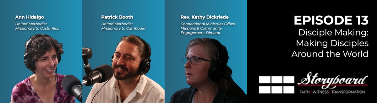 eastohioUM's tweet photo. The latest episode of Storyboard is live! Episode 13 features conversation with 2 UMC missionaries, 1 returning from teaching in Costa Rica and 1 currently serving victims of human trafficking in Cambodia. 
Listen in your favorite podcatcher or at https://t.co/myDuCXE6fg
#BeUMC https://t.co/S3kbXJX84v