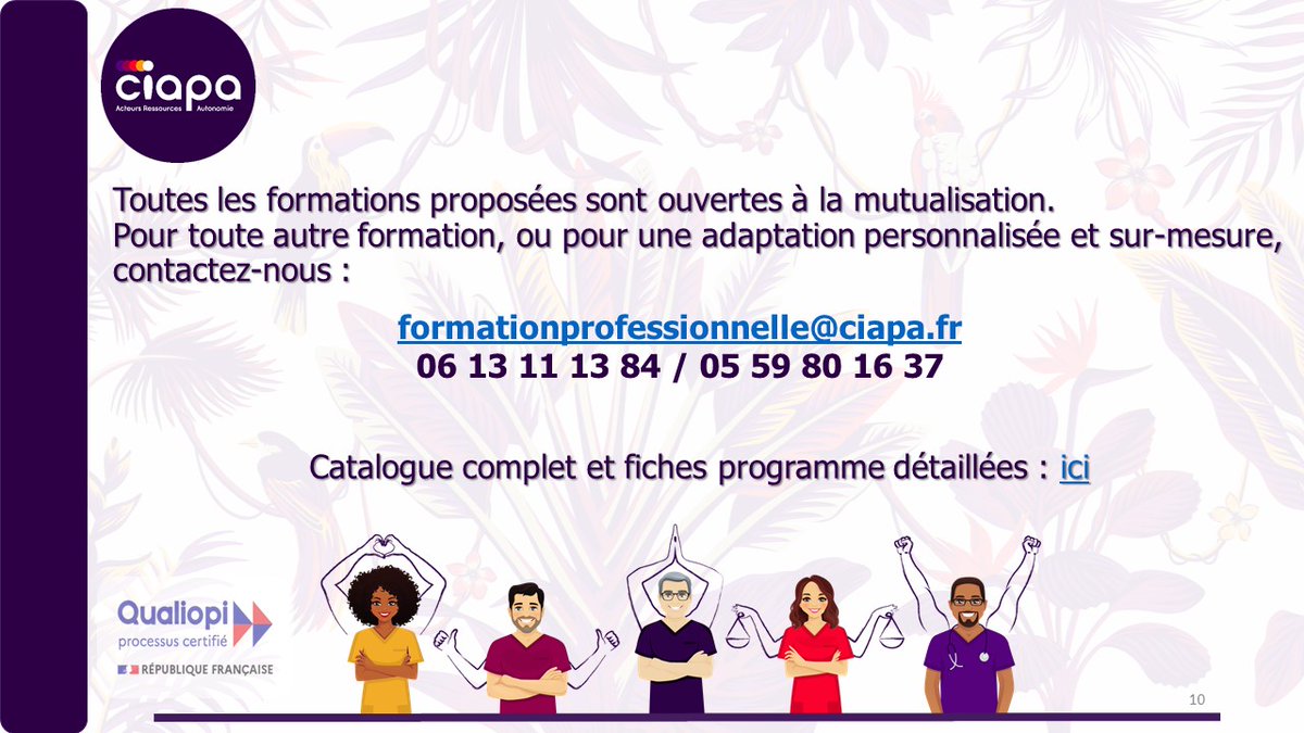 🔔 Il est arrivé !
Le calendrier des formations du second semestre est disponible. Toutes les formtions proposées sont ouvertes à la mutualisation, et les inscriptions sont dores et déjà ouvertes.
Bel été à tous, et vivement la rentrée ! ☀
#formationprofessionnelle #autonomie