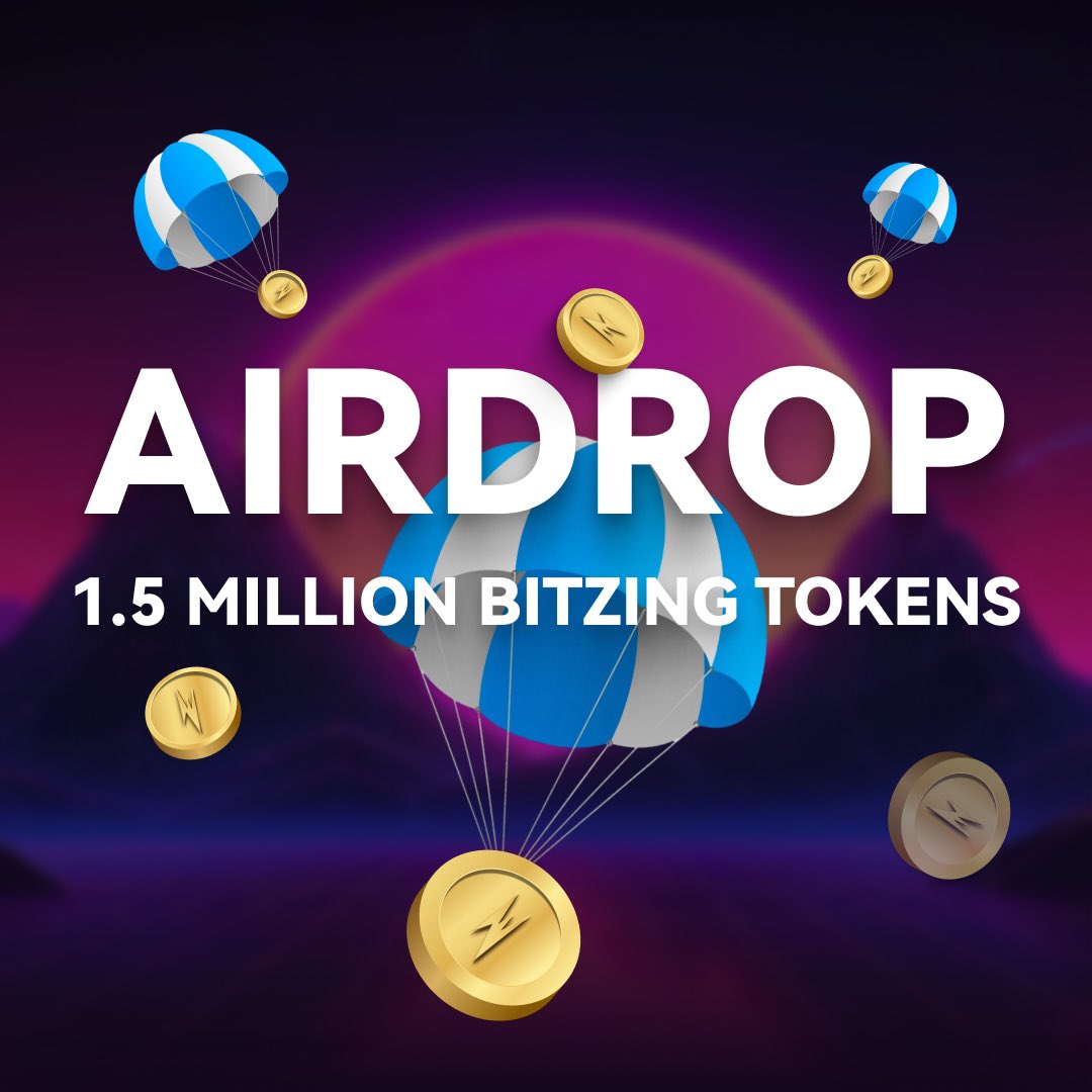 Bitzing_io's tweet photo. #Bitzing Airdrop

🪂1.5 million Bitzing tokens to share
💰300 USDT for 10 random

1️⃣ Register &amp; connect your wallet on https://t.co/dr6rChHSnH
2️⃣ Follow @Bitzing_io 
3️⃣ Join https://t.co/4hx08ML1Xh
 
🔸End: July 31
🔸Bitzing Token Distribution: Q4 2023
🔸USDT Distribution: Aug 5 https://t.co/0CFDHaWgkw