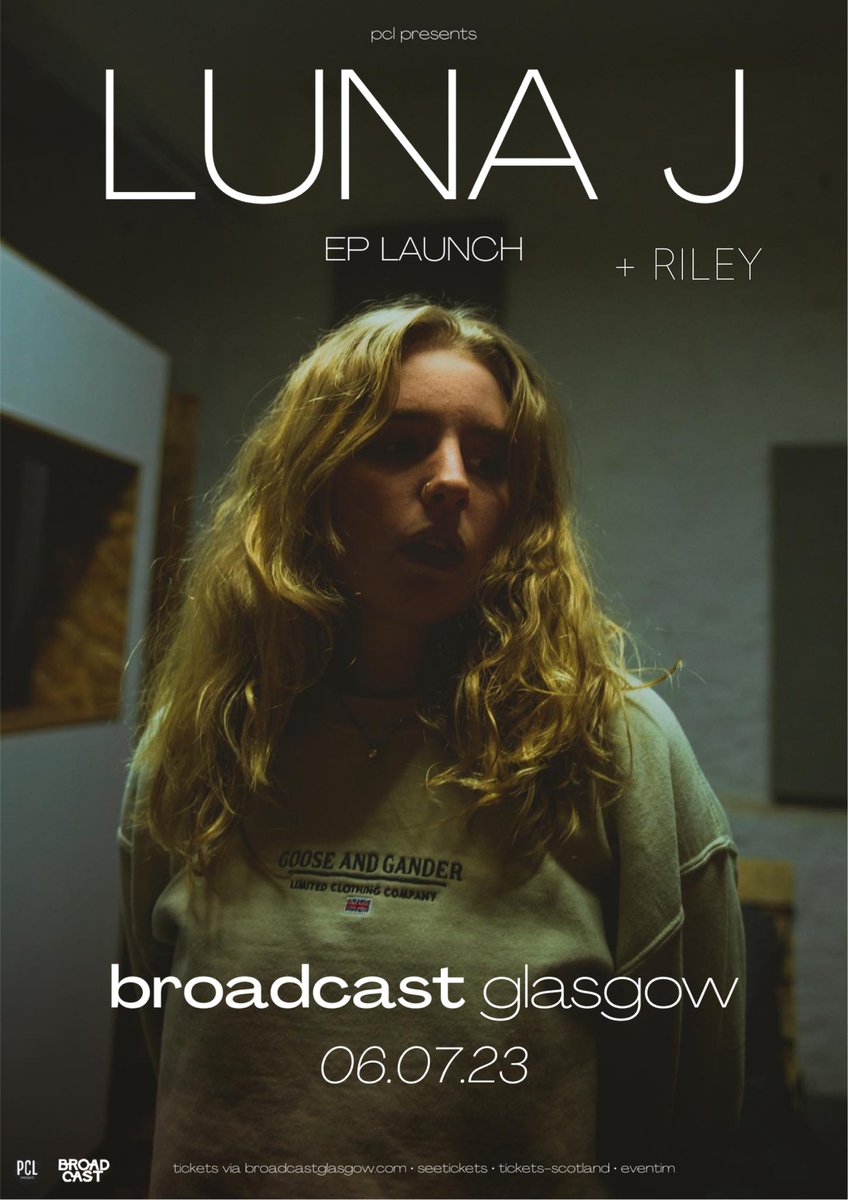 🔥 GLASGOW HEADLINE SHOW 🔥 

💋 Debut EP launch 
💋 Thursday 6th July 
💋 <a href="/BroadcastGLA/">Broadcast Glasgow</a> 
💋 Doors 7.15pm 
💋 In Association with PCL presents

Tickets - eventim-light.com/uk/a/629f86af3…

<a href="/ITHERETWEETER1/">theretweeter</a> <a href="/CaledonianNews/">Glasgow Caledonian University</a> <a href="/Glasgow_Times/">Glasgow Times</a> <a href="/Glasgow_Live/">Glasgow Live</a> <a href="/Pulse984/">Pulse 98.4</a> <a href="/OfficialCamGlen/">CamGlen Radio 107.9FM</a> <a href="/SunnyGRadio/">Sunny G Radio</a>