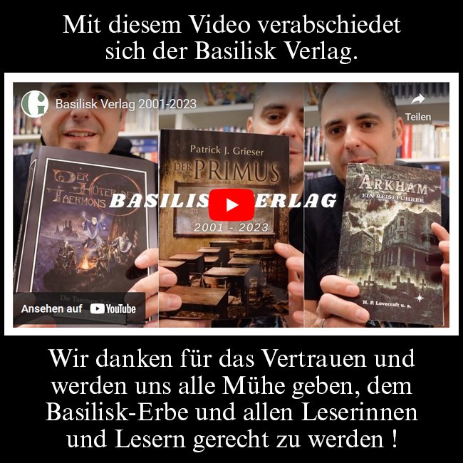 Hier geht es zum Video:

atlantisverlag.wordpress.com/2023/07/03/bas…

#atlantisverlag #basiliskverlag #buch #lesen #bücherwurm #buchliebe #leseliebe #bücherliebe #buchnerd #lesenistliebe #buchblogger #buchbloggerin #news #neuigkeiten #übernahme