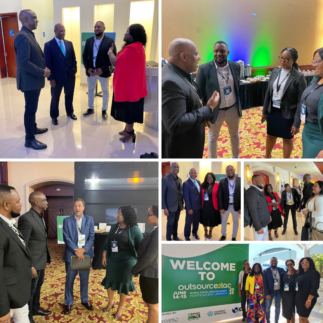 Great conversations with Senator <a href="/HillAubyn/">Aubyn Hill</a>, @MIIC_Jamaica, <a href="/FabrizioOpertti/">Fabrizio Opertti</a>, Manager of Trade and Integration at <a href="/the_IDB/">Inter-American Development Bank</a>, and Norman Naar, VP of Investment <a href="/Jamprocorp/">JAMPRO Jamaica</a>, formed the highlights of our participation at the Outsource2LAC Global Digital Services Summit, led by our