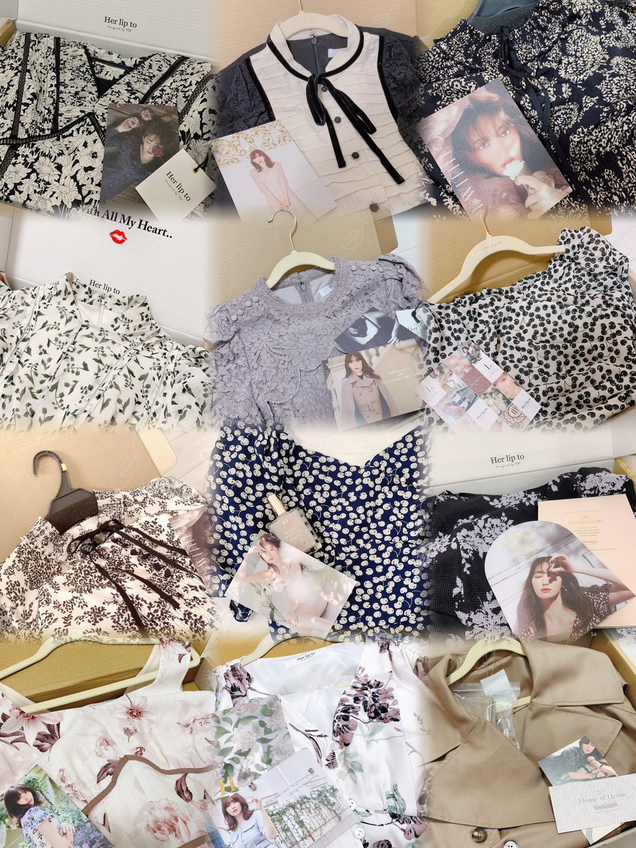____22nyan's tweet photo. 写真はごく一部ですが…!イベントに足を運んだとき、ドレスを手にしたときの高揚感が味わえるのはやっぱりHerlipto🍒🤍これからも小島社長とHerliptoについていきます🫶🏻
#HLT5th #herlipto https://t.co/GeLMBW4R8N