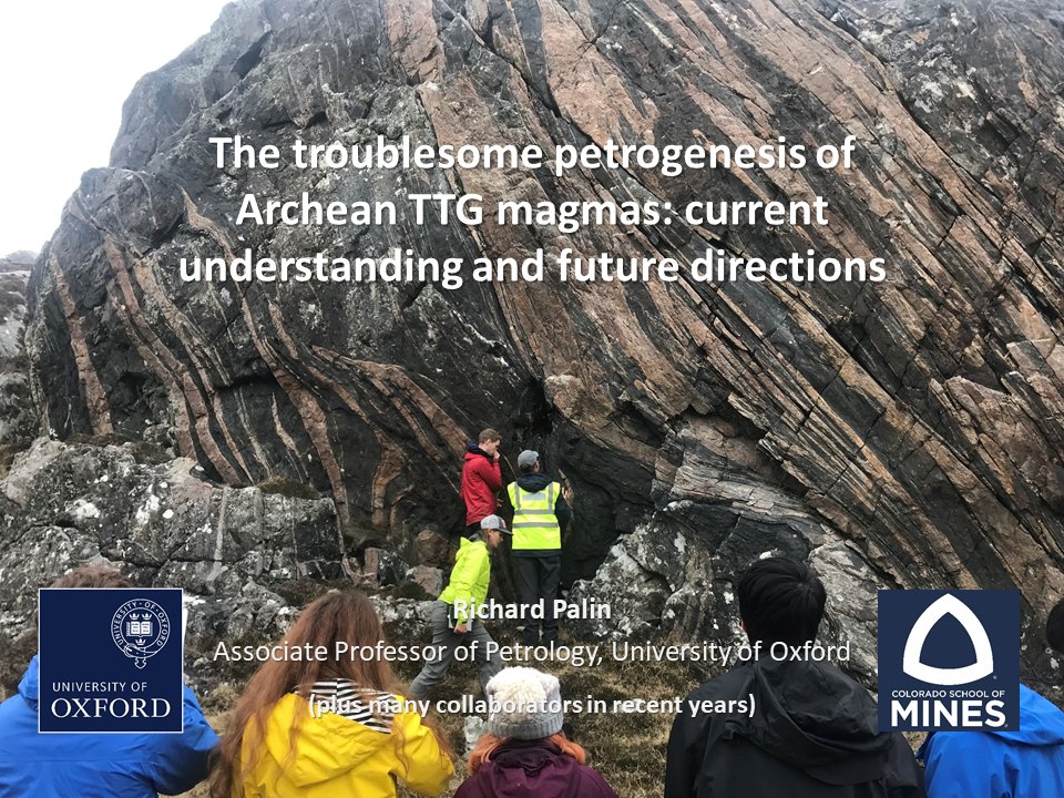 richardmpalin's tweet photo. Well, after three hours of hard work, I got my title slide finished :P Looking forwards to @goldschmidt2023 and for @SchornSimon, @HartnadyMichael, and @domsorger for the invitation to talk on #Archean #TTGs https://t.co/43IT6ALAvE