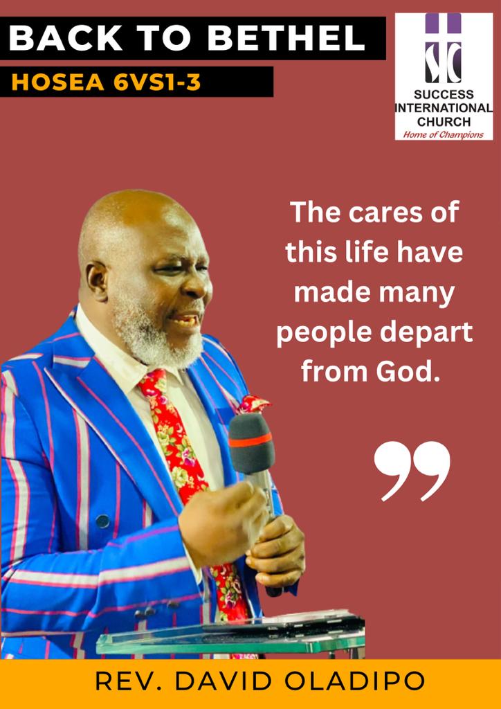 Success_IC's tweet photo. Highlights of Sunday Service
Minister: Rev. David Oladipo
Message Title: Back To Bethel
Bible Verse: Hosea 6vs1-3 https://t.co/tNDXmX4zIL