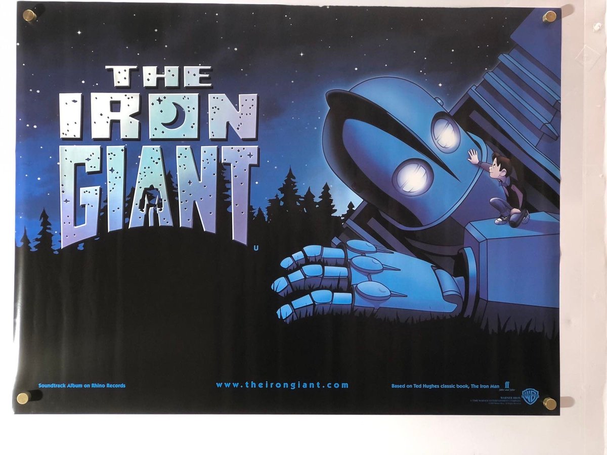 postermad's tweet image. The Iron Giant 1999 British Quad Movie Poster etsy.me/44xNCfv #uk #quad #poster #original #movie #film #british #cinema #pixar #postersplusshop