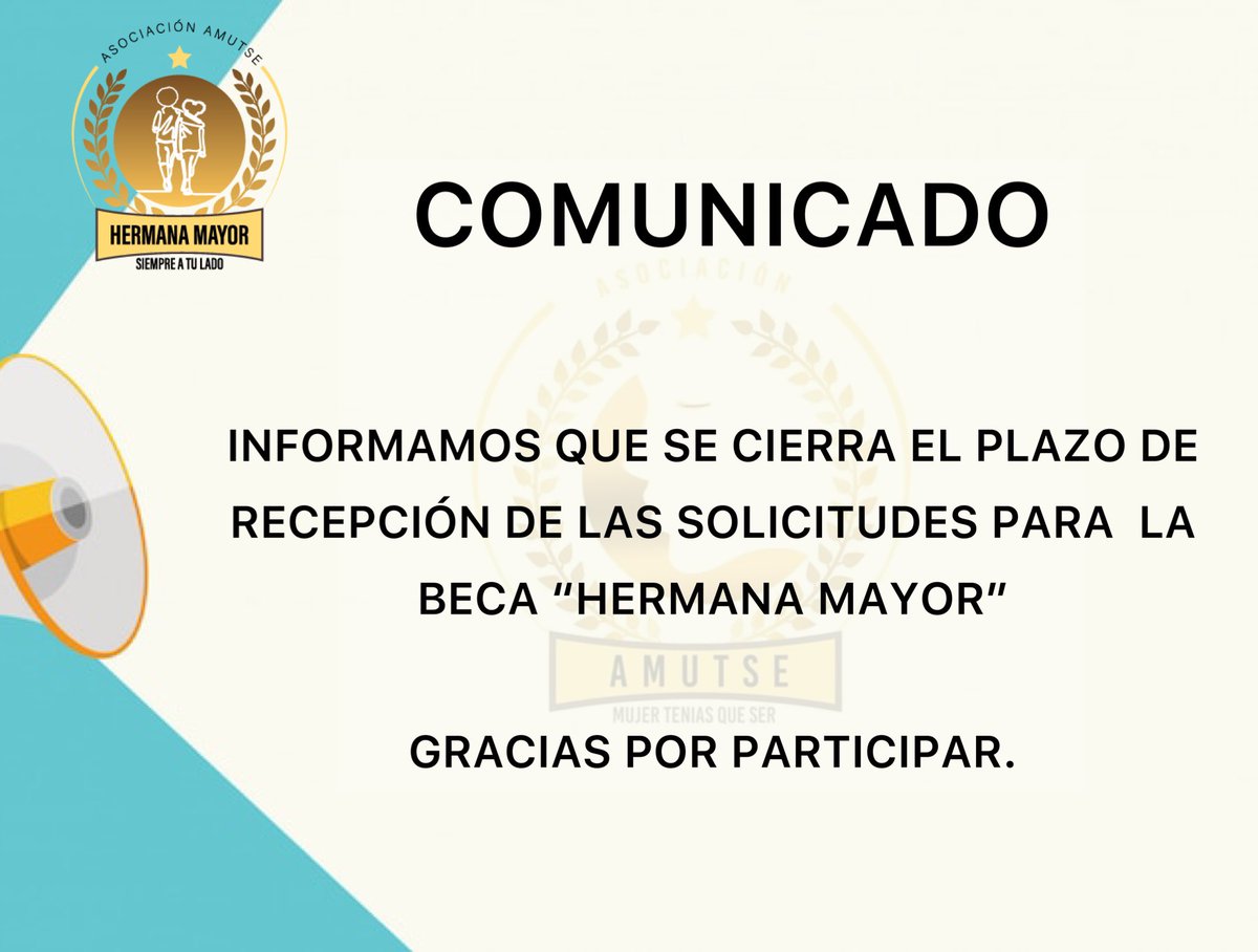 Llegó la fecha límite para hacernos llegar vuestras solicitudes. 
Gracias por las consultas y las participaciones. 

Seguiremos informando de cada paso.
#BecaHermanaMayor #becas #Malabo #GuineaEcuatorial #Hermana #estudios #oportunidad
