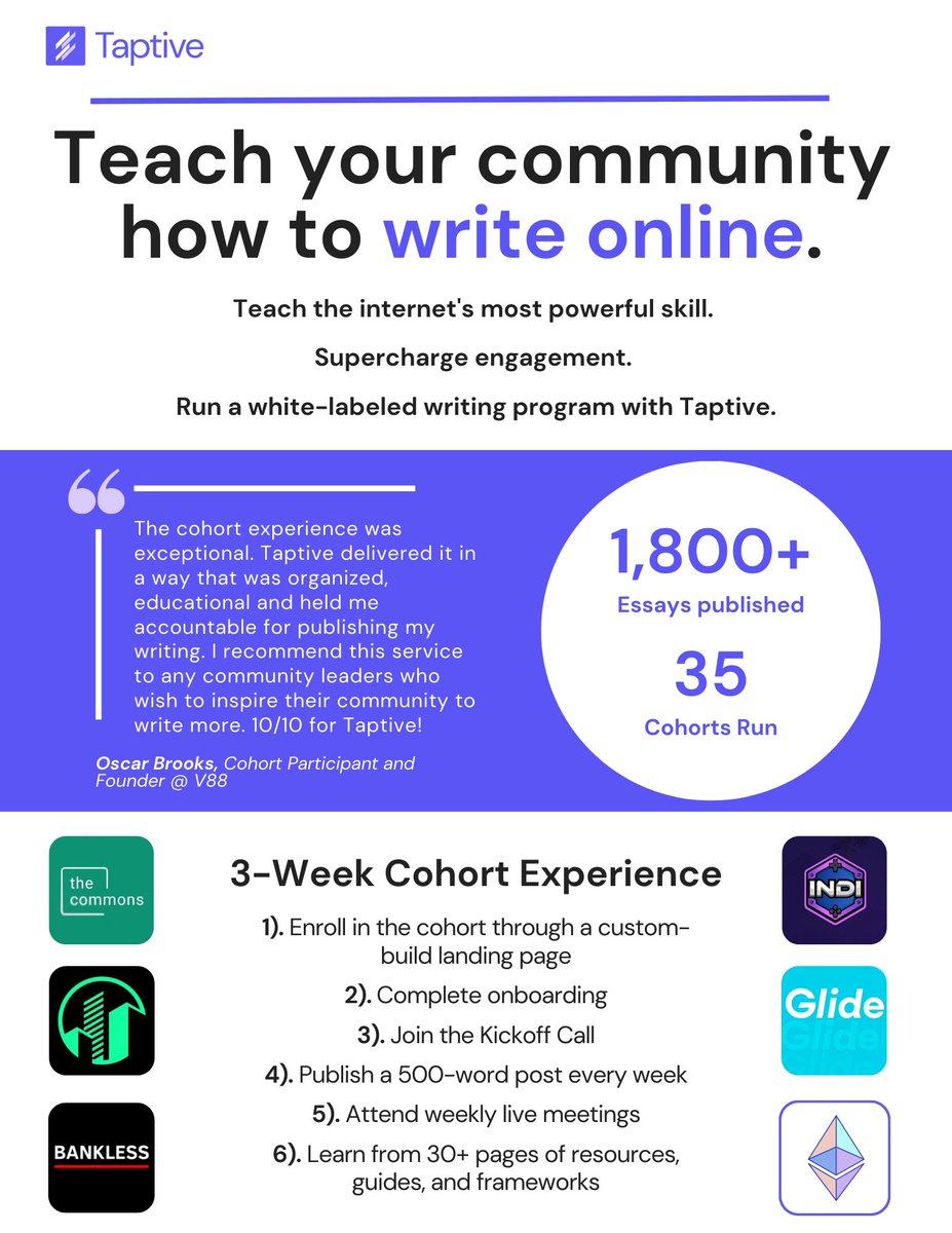 Some updates to our 1-pager