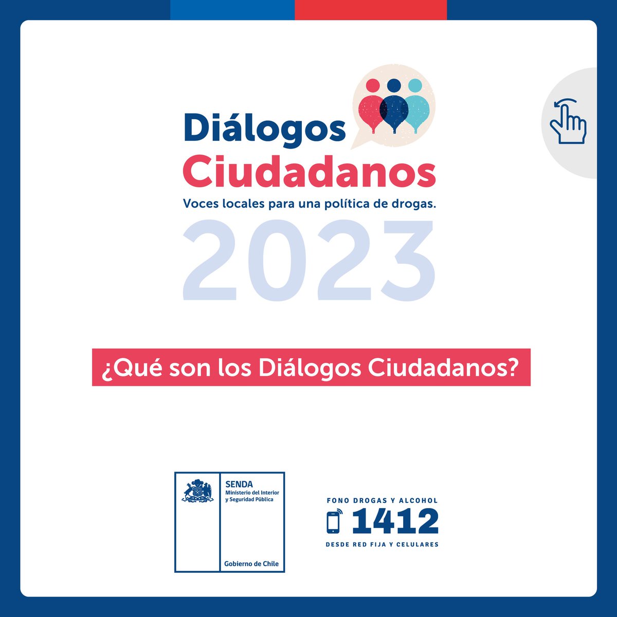 🗓️Desde el 28 de junio al 27 de julio se extenderán los 26 Diálogos Ciudadanos impulsados por 
<a href="/Senda_gob/">SENDA</a>  
 cuyo objetivo es fortalecer la Estrategia Nacional de Drogas.
 Revisa esta herramienta de participación ciudadana
<a href="/SENDALOSRIOS/">Senda Los Rios</a> 
#MásComunidadMásPrevención
#panguipulli