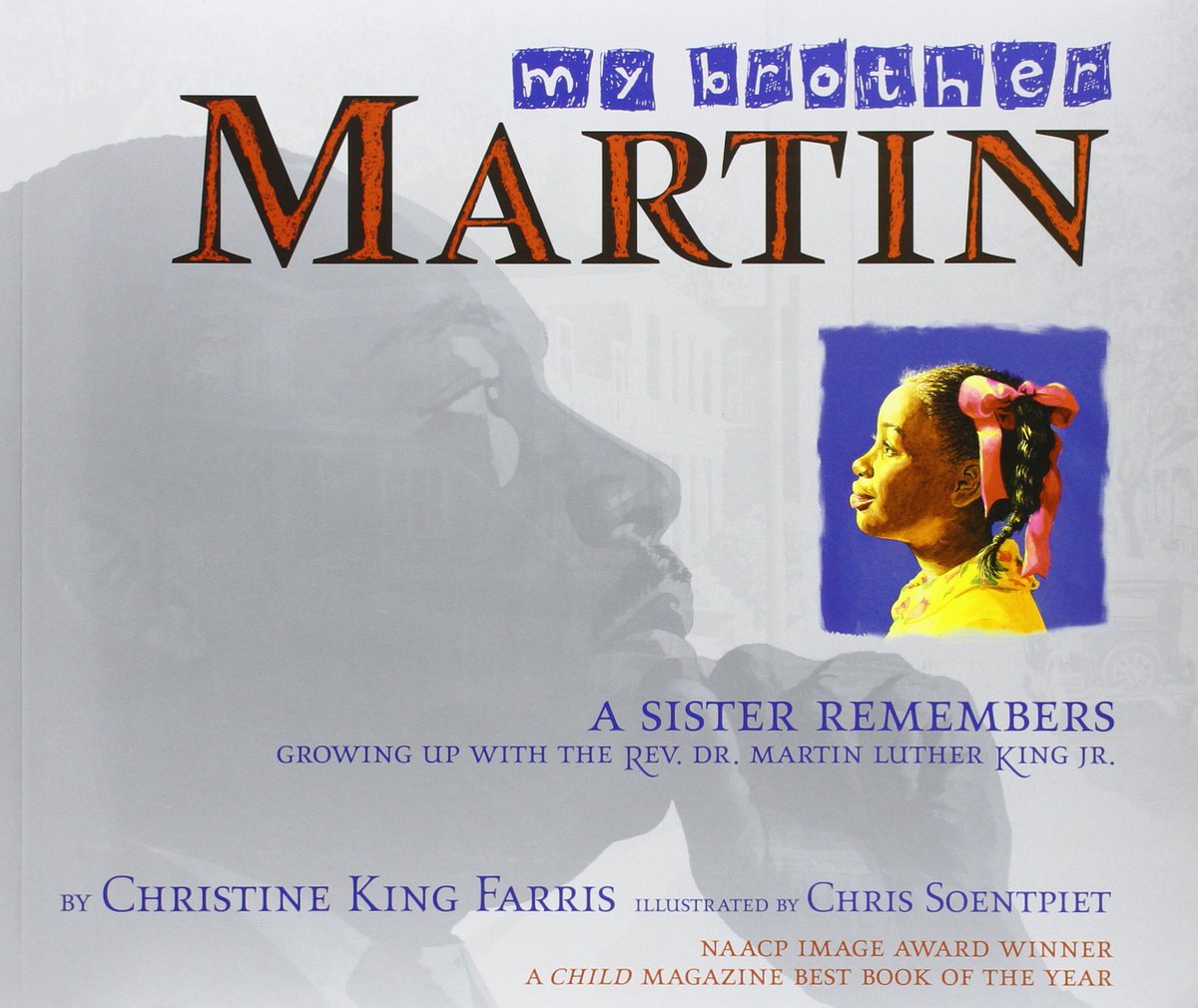 ColorinColorado's tweet photo. In memory of Christine King Farris, the sister of Dr. Martin Luther King Jr., take a look at these children's books by Ms. Farris and her daughter, Dr. Angela Farris Watkins (illustrated by @ericvelasquezny @LondonLLadd &amp; @ChrisSoentpiet) 

https://t.co/xXWygY48GQ https://t.co/tdykeyc54O