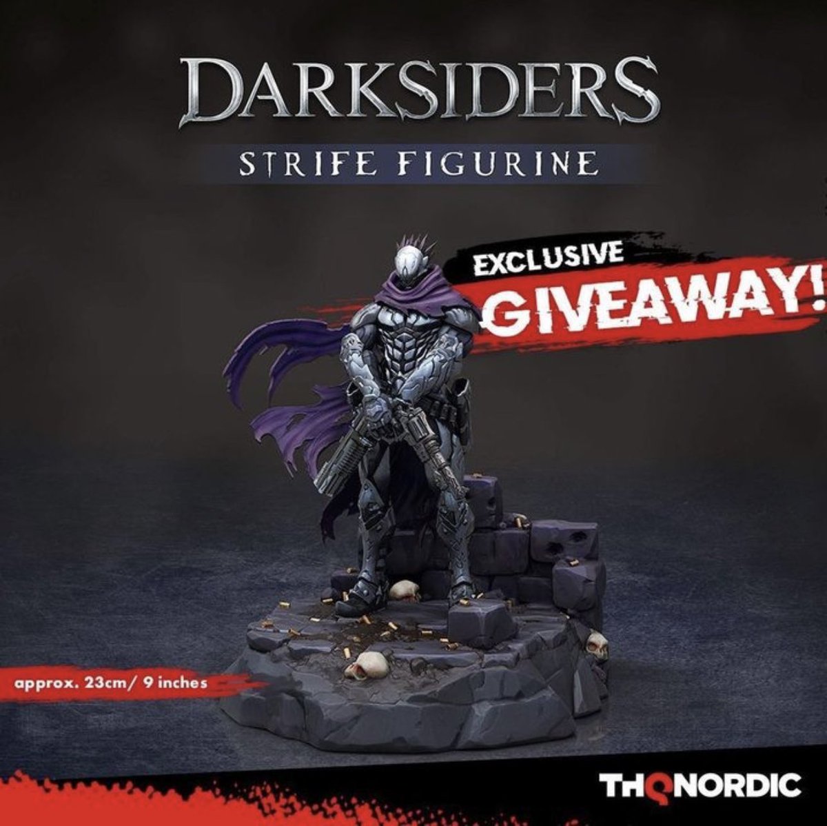 THQNordicStores's tweet image. Its #giveaway time! One lucky winner will get this #Darksiders Genesis Nephilim Edition Figurine that is not available anywhere else!
Simply follow, like and retweet to participate.
Giveaway closes on the 10th July 2023 23.59 GMT
T&amp;amp;Cs apply: eu.store.thqnordic.com/en/terms-and-c…