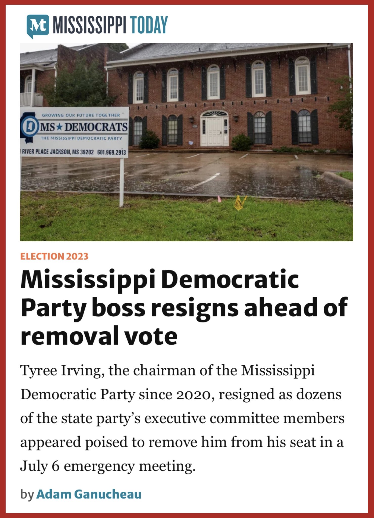 Christopher b on Twitter "🚨 The Mississippi Democratic Party head