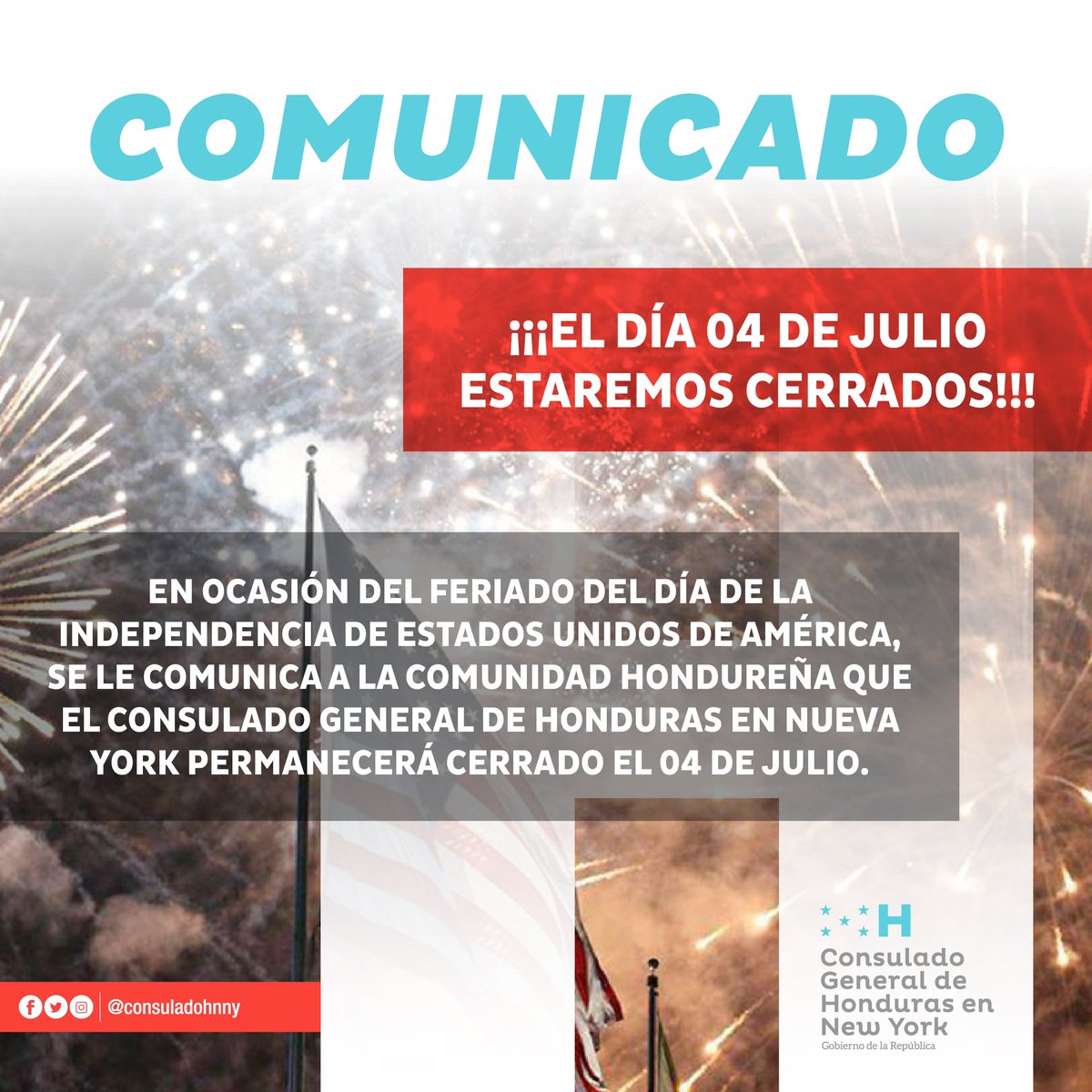 consuladohnny's tweet photo. Aviso Importante ⚠️ @CancilleriaHN @consuladohnny https://t.co/1fvMDx9tf8