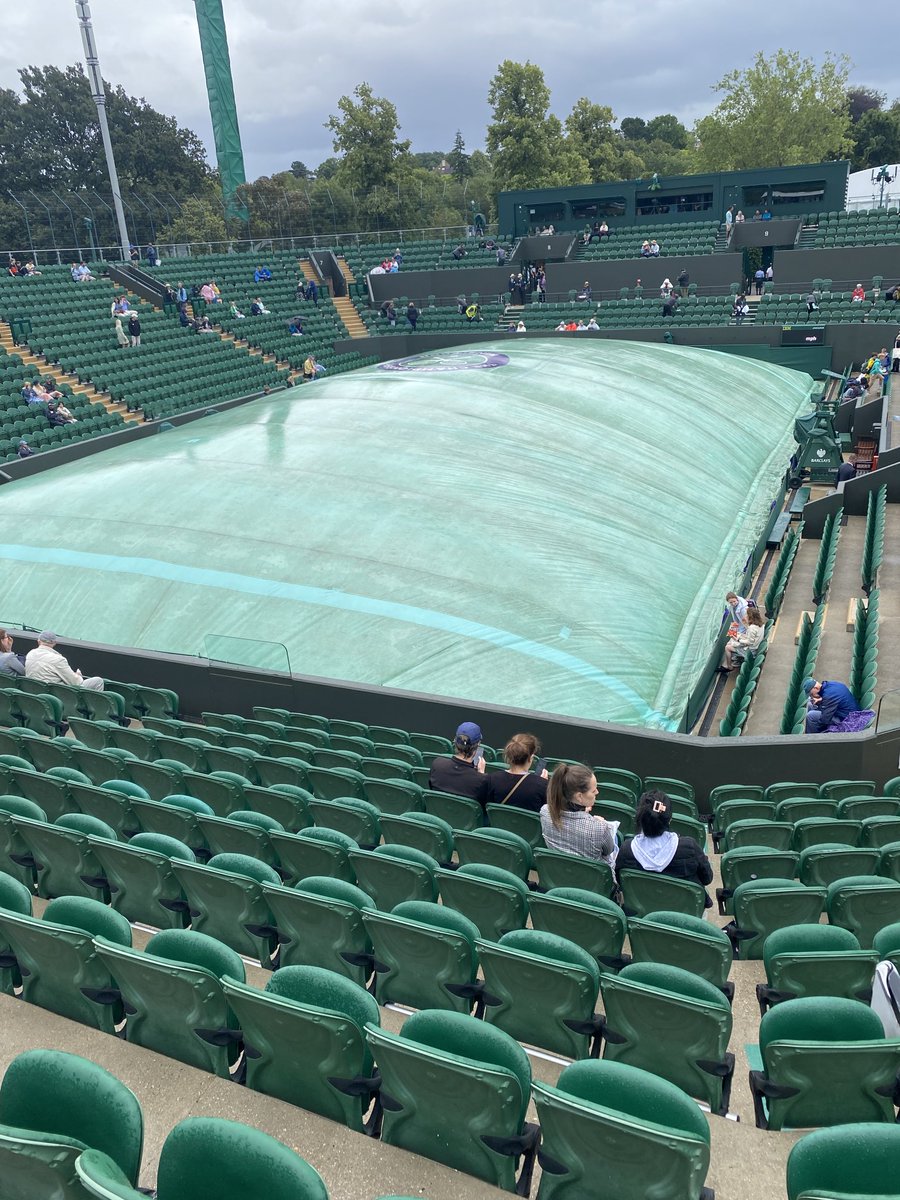 From sunshine to rain stopped play but we’re still smiling !!! Fingers crossed!!!