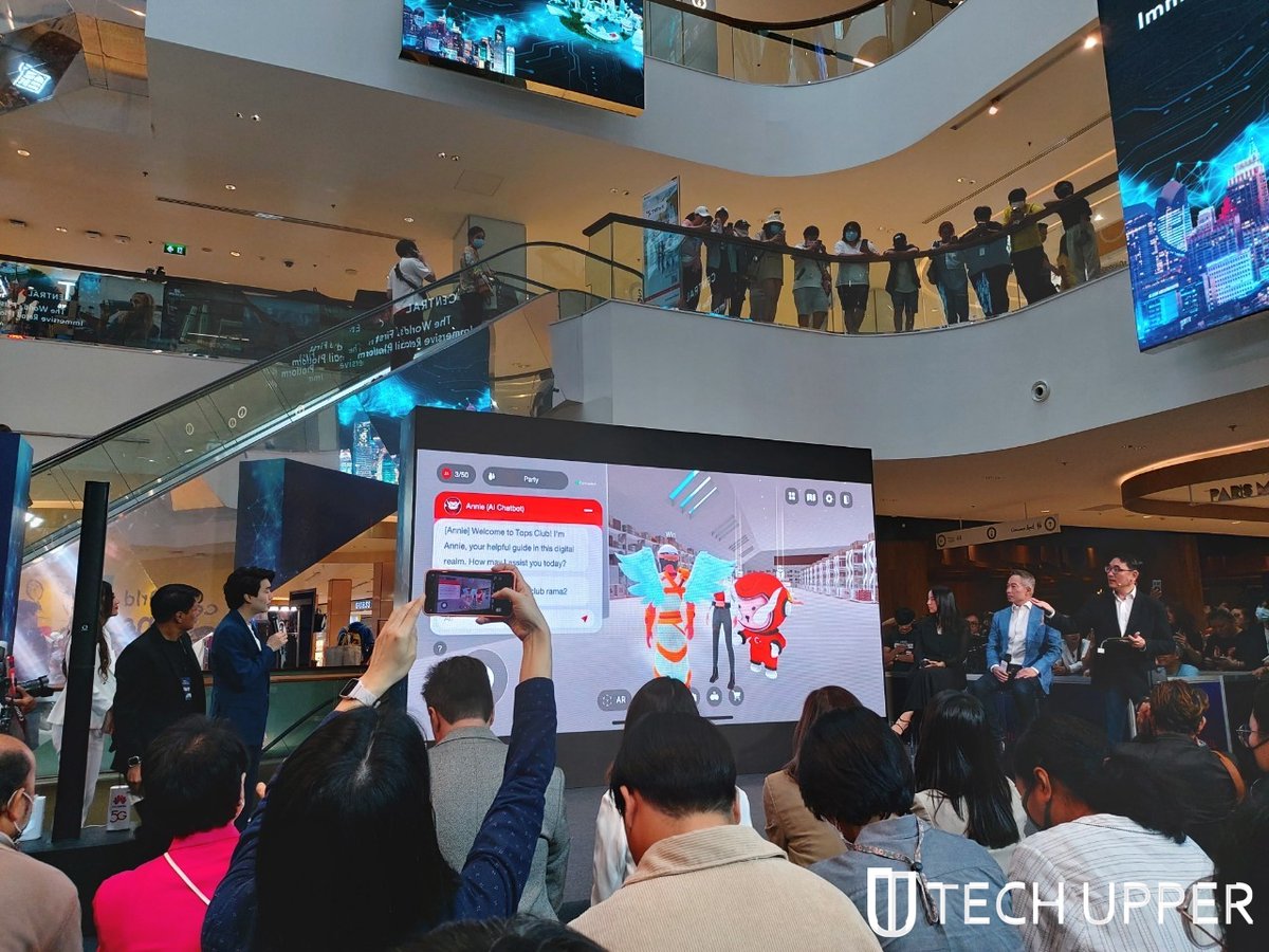 jokermaster619's tweet photo. #CentralRetail ดึง #เบ็คกี้รีเบคก้า เปิดตัว #CVerse โปรเจกต์ภายใต้ #CRCImmersiveRetailPlatform เป็นครั้งแรกของโลก สัมผัสอีกขั้นของประสบการณ์การช้อปปิ้งแบบใหม่ที่เหนือกว่าออมนิแชแนลที่เคยมีมา
.
https://t.co/zVqxrvohOR
.
#CentralxRebecca #CVERSExBecky #BeckySangles https://t.co/5ahud7UoIp