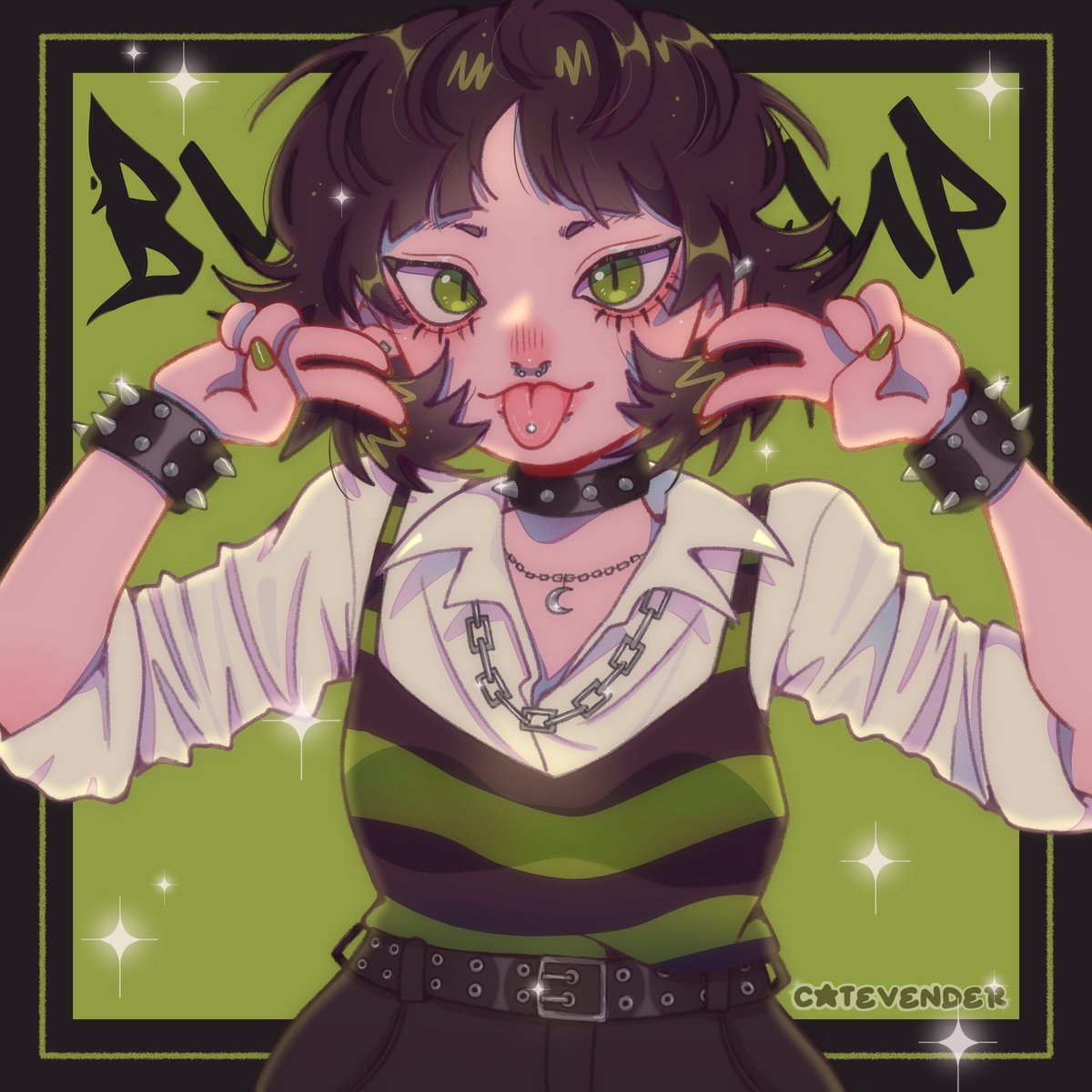 - I did a lil Powerpuff Girls Collab on Ig, and for that, I drew Buttercup 🌟 -