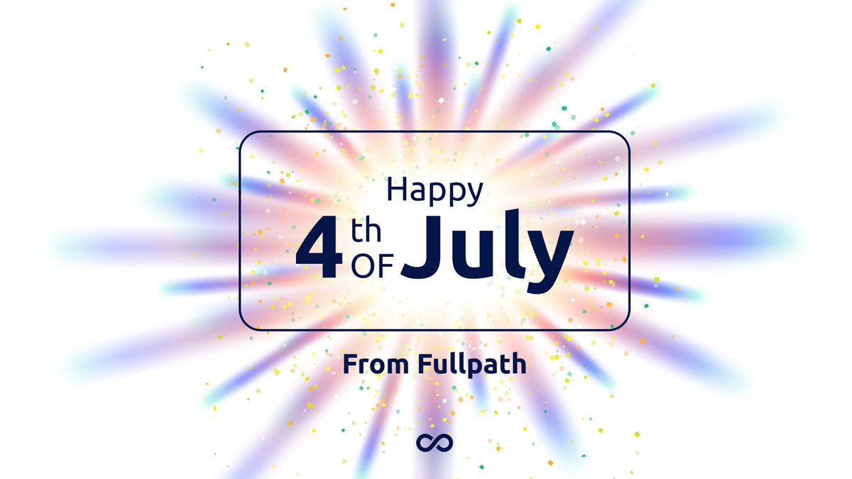 FullpathCDXP's tweet photo. Happy 4th of July to our colleagues and clients! ๐บ๐ธ Wishing everyone a wonderful and safe holiday.
#fullpath #independenceday #july4th https://t.co/MCaaMq4BVM