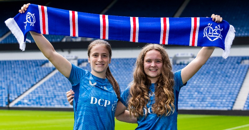 RangersWFC's tweet photo. ✍️ Rangers Football Club can today announce that Laura Berry and Mia McAulay have signed their first professional contracts with the club.

Read More ⤵️